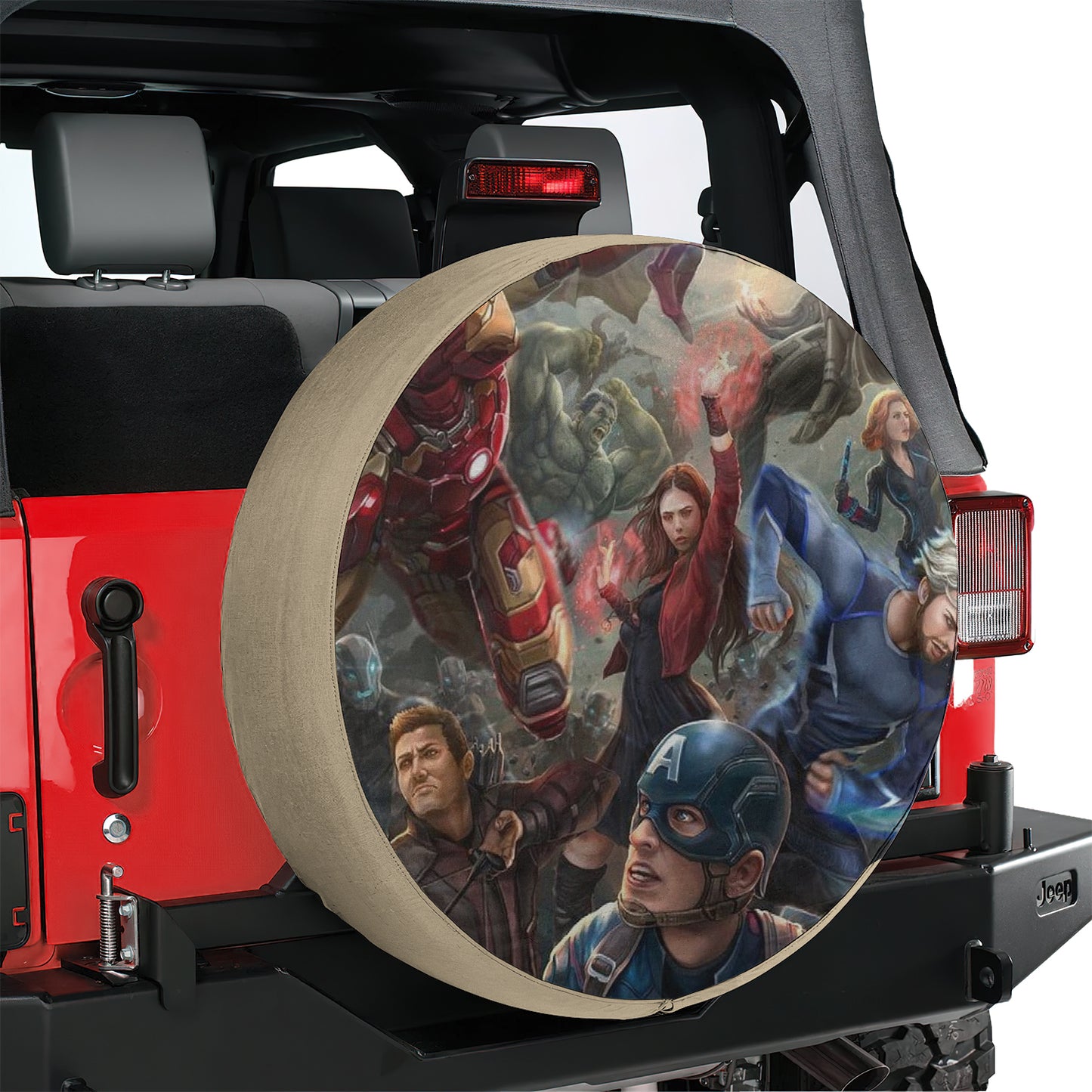 Marvel Assemble Spare Tire Cover – Premium Waterproof UV Resistant Protector