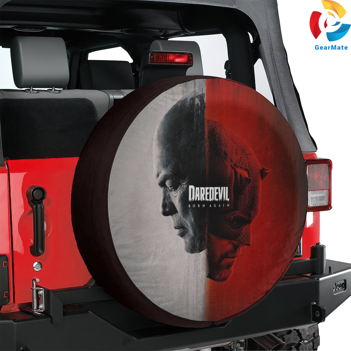 Daredevil Born Spare Tire Cover – Premium Waterproof UV Resistant Protector