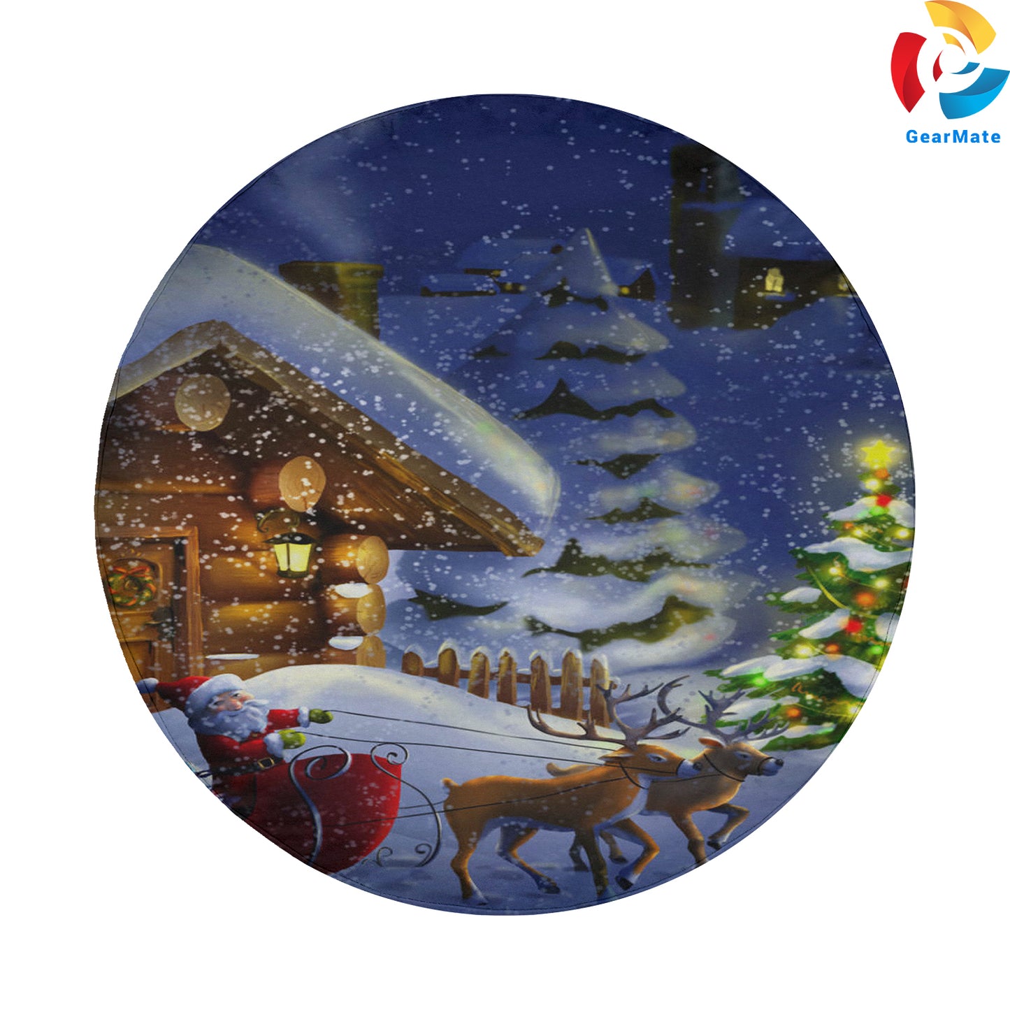 Merry Christmas 2024 Vibe Spare Tire Cover – Premium Waterproof UV Resistant Protector