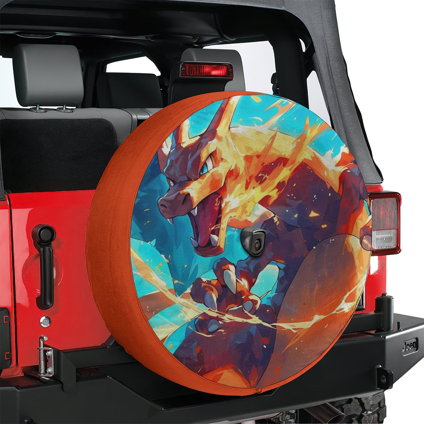 Pokemon Charizard Anime Spare Tire Cover – Premium Waterproof UV Resistant Protector