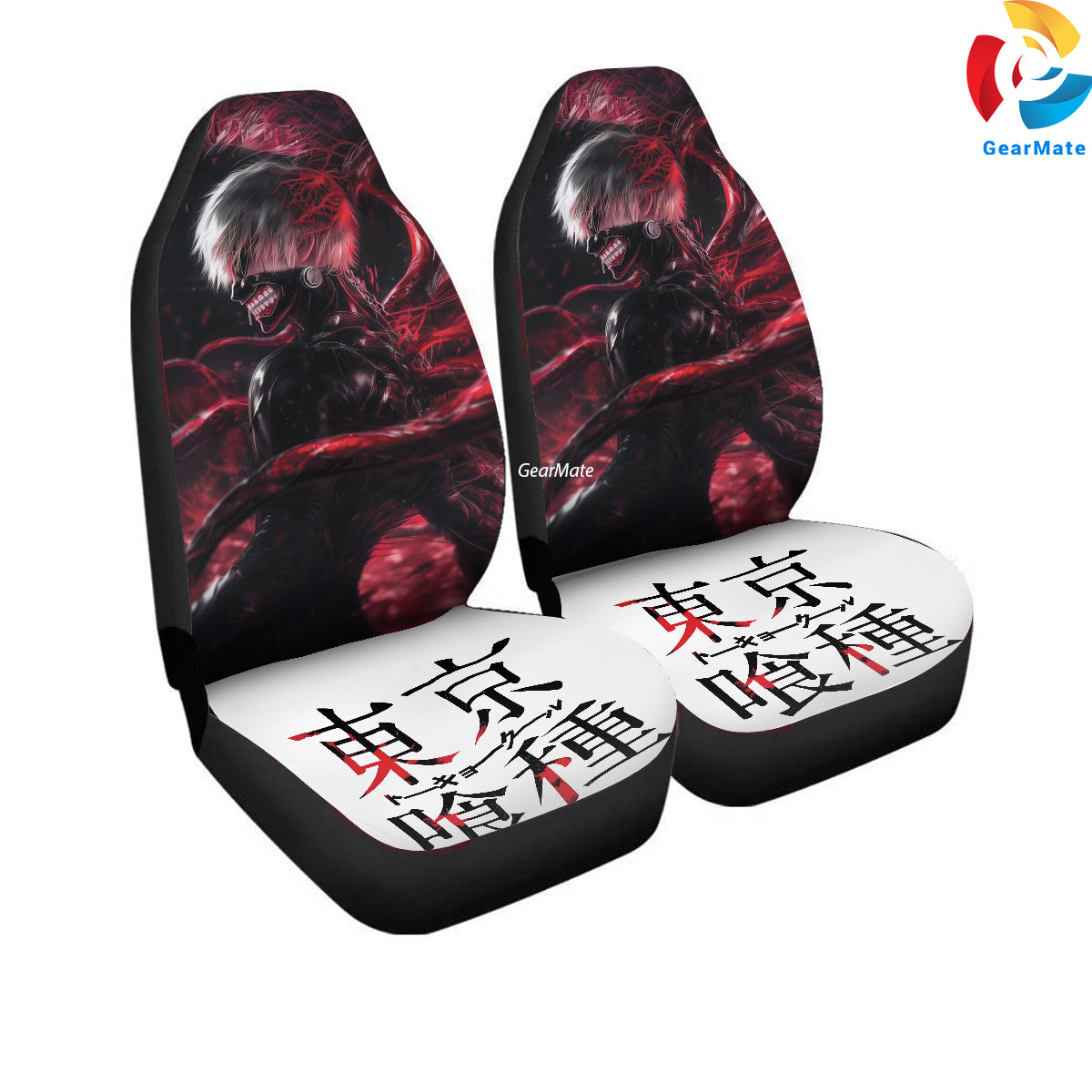 Tokyo Ghoul Power Car Seat Covers – High Quality Graphic and Polar Fleece Protector Set