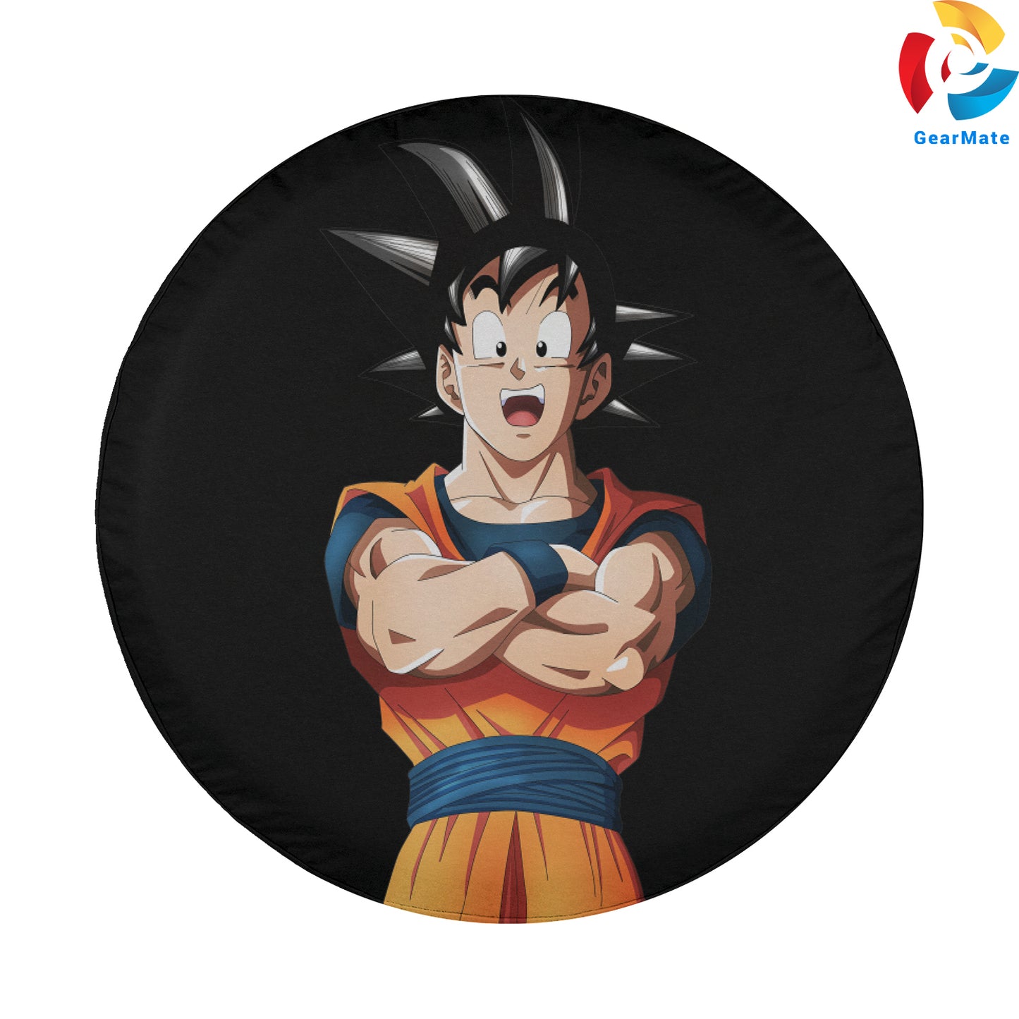 Dragon Ball Super Goku AMOLED Spare Tire Cover – Premium Waterproof UV-Resistant Protector