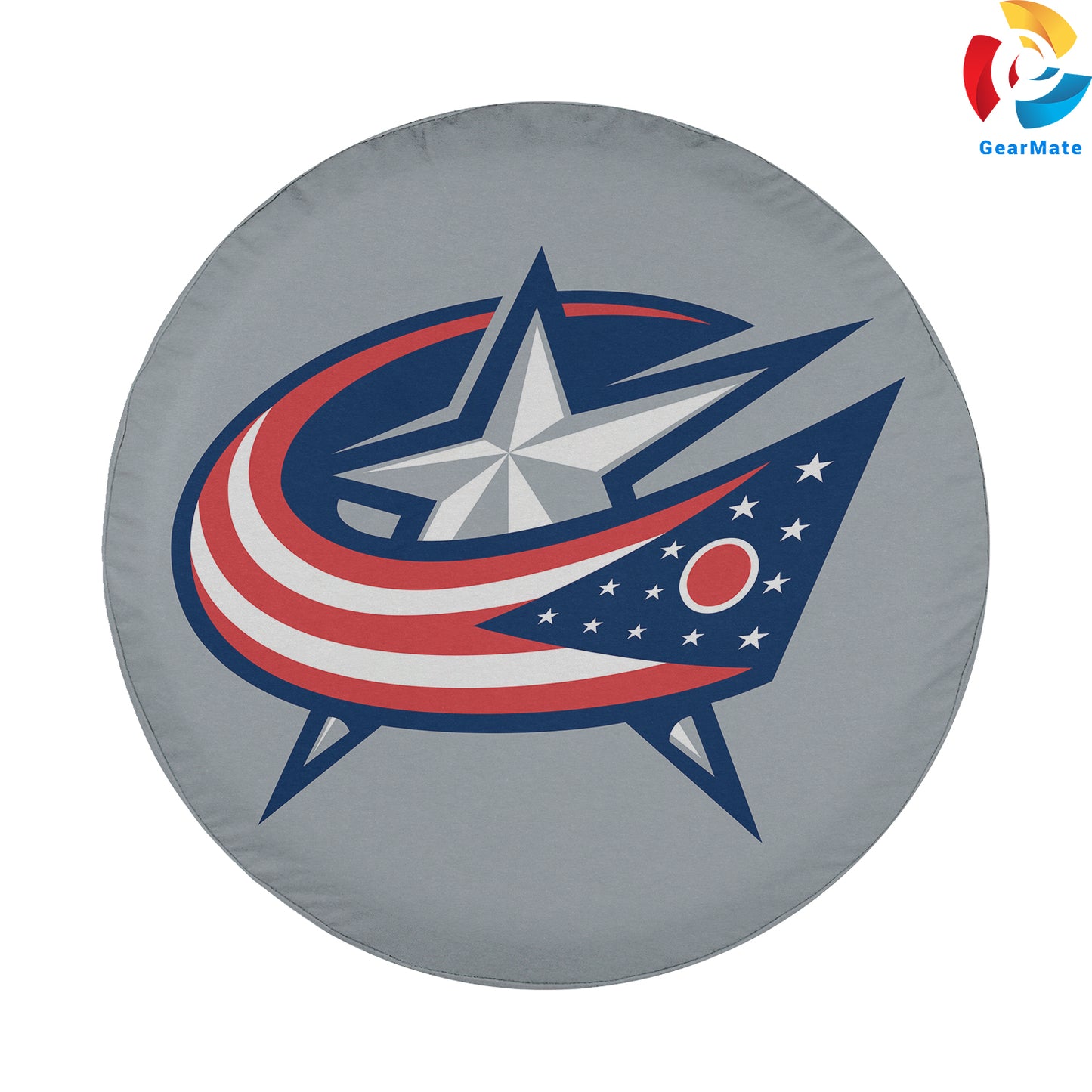 Columbus Blue Jackets NHL Hockey Season Spare Tire Cover – Premium Waterproof UV-Resistant Protector