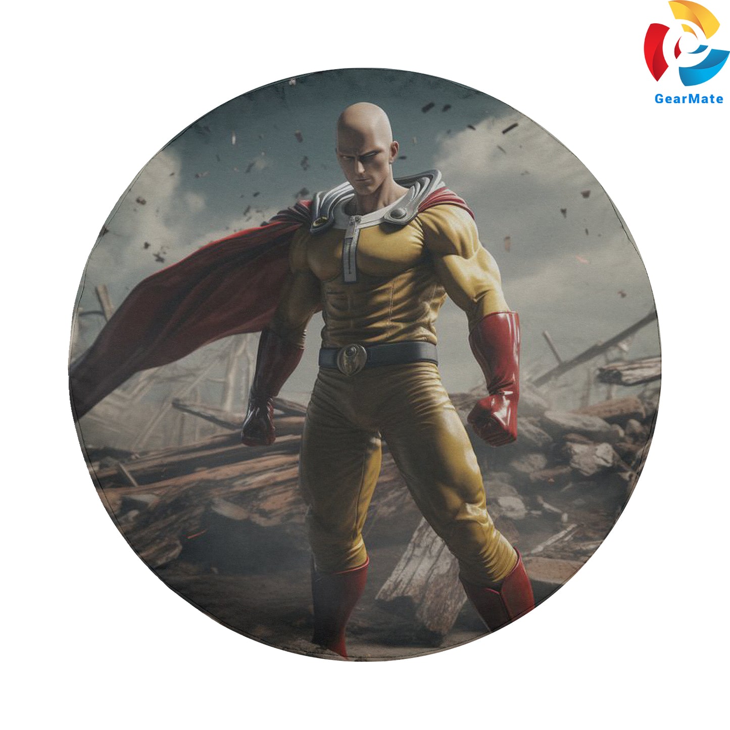 One Punch Man Saitama Sensei Spare Tire Cover – Premium Waterproof UV-Resistant Protector