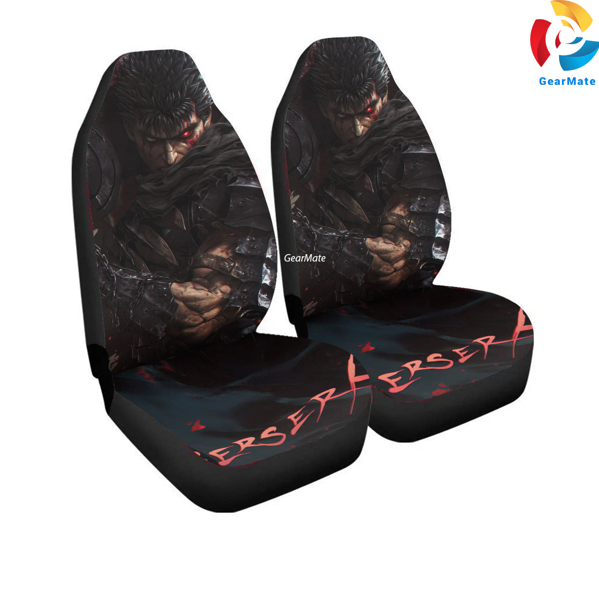 Berserk Merch Car Seat Covers – High Quality Graphic and Polar Fleece Protector Set