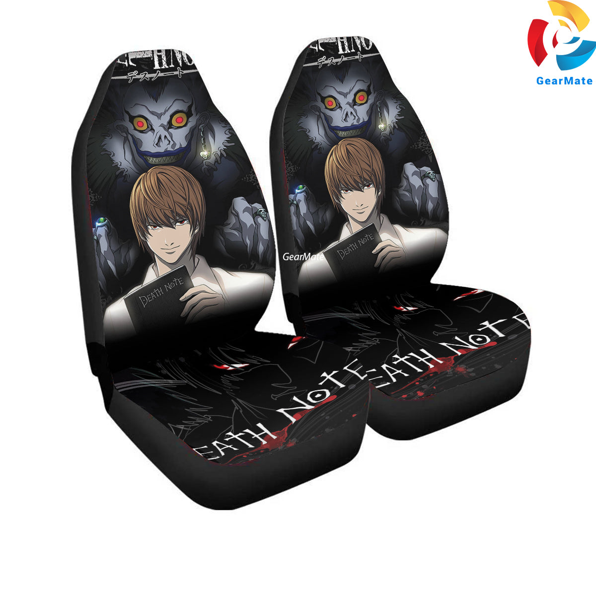 Cool Death Note Car Seat Covers – High Quality Graphic and Polar Fleece Protector Set