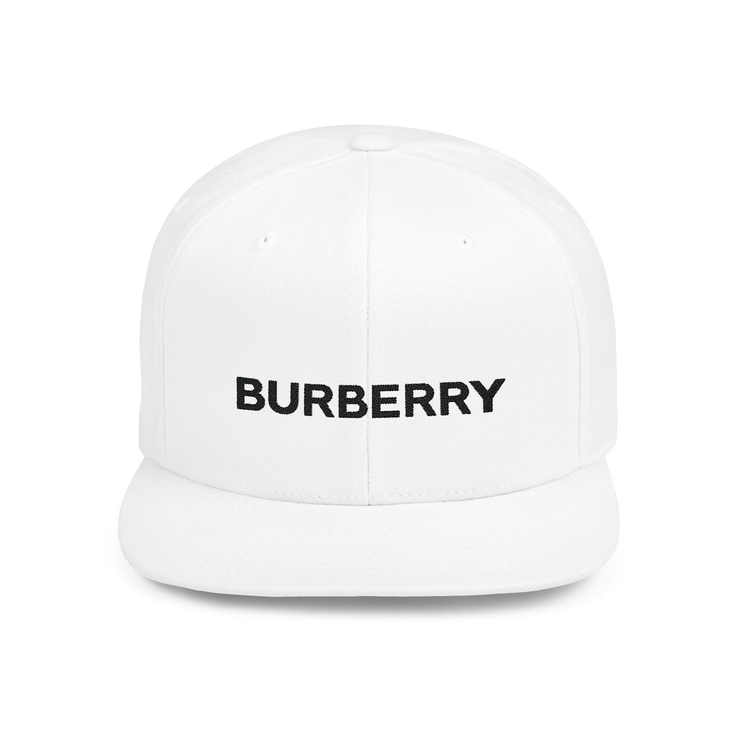 Burberry Flat Bill Snapback – Lightweight, Custom Fit, Premium Quality