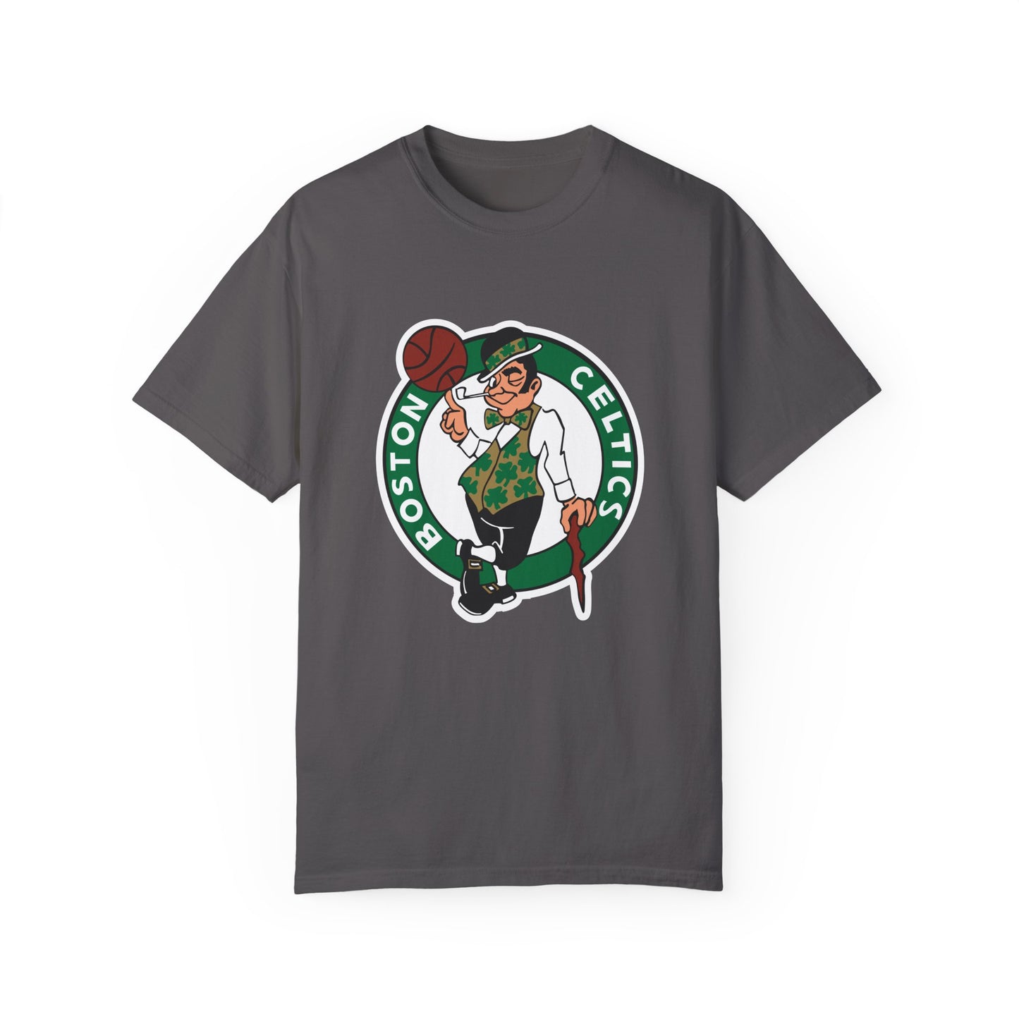 Boston Celtics Street Ball Style Garment-Dyed T-Shirt – Premium Cotton Tee for Customization