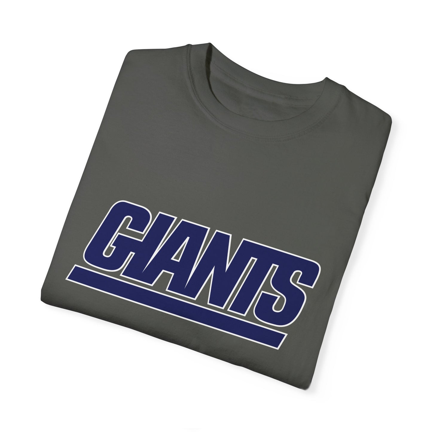 New York Giants Gear Garment-Dyed T-Shirt – Premium Cotton Tee for Customization