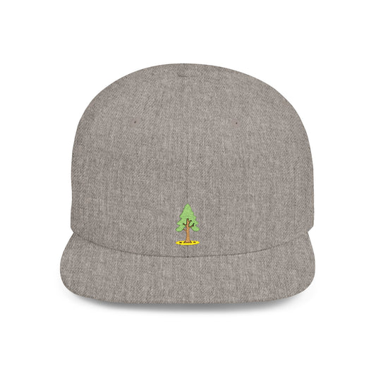 Icons Embroidered Tree Flat Bill Snapback – Lightweight, Custom Fit, Premium Quality