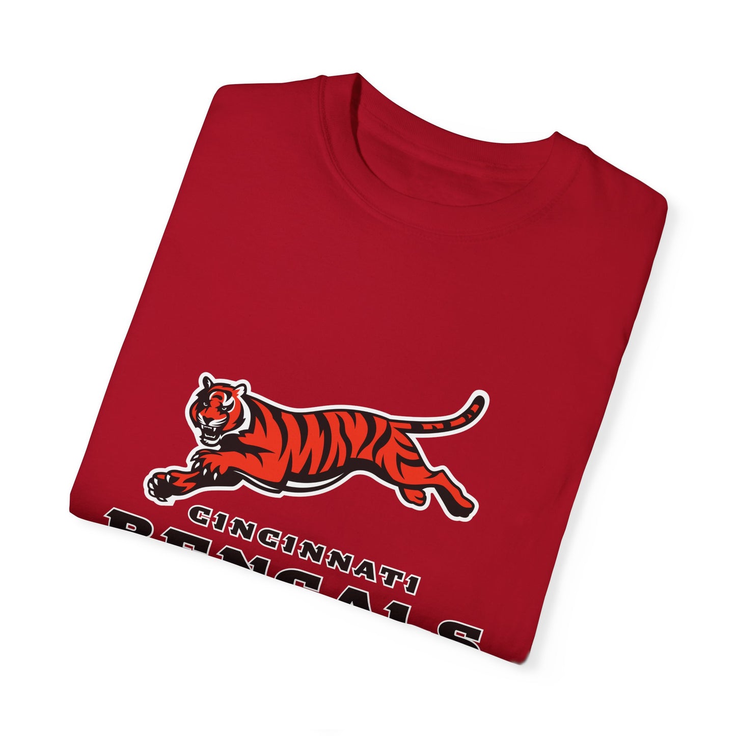 Cincinnati Bengals Clothing Garment-Dyed T-Shirt – Premium Cotton Tee for Customization