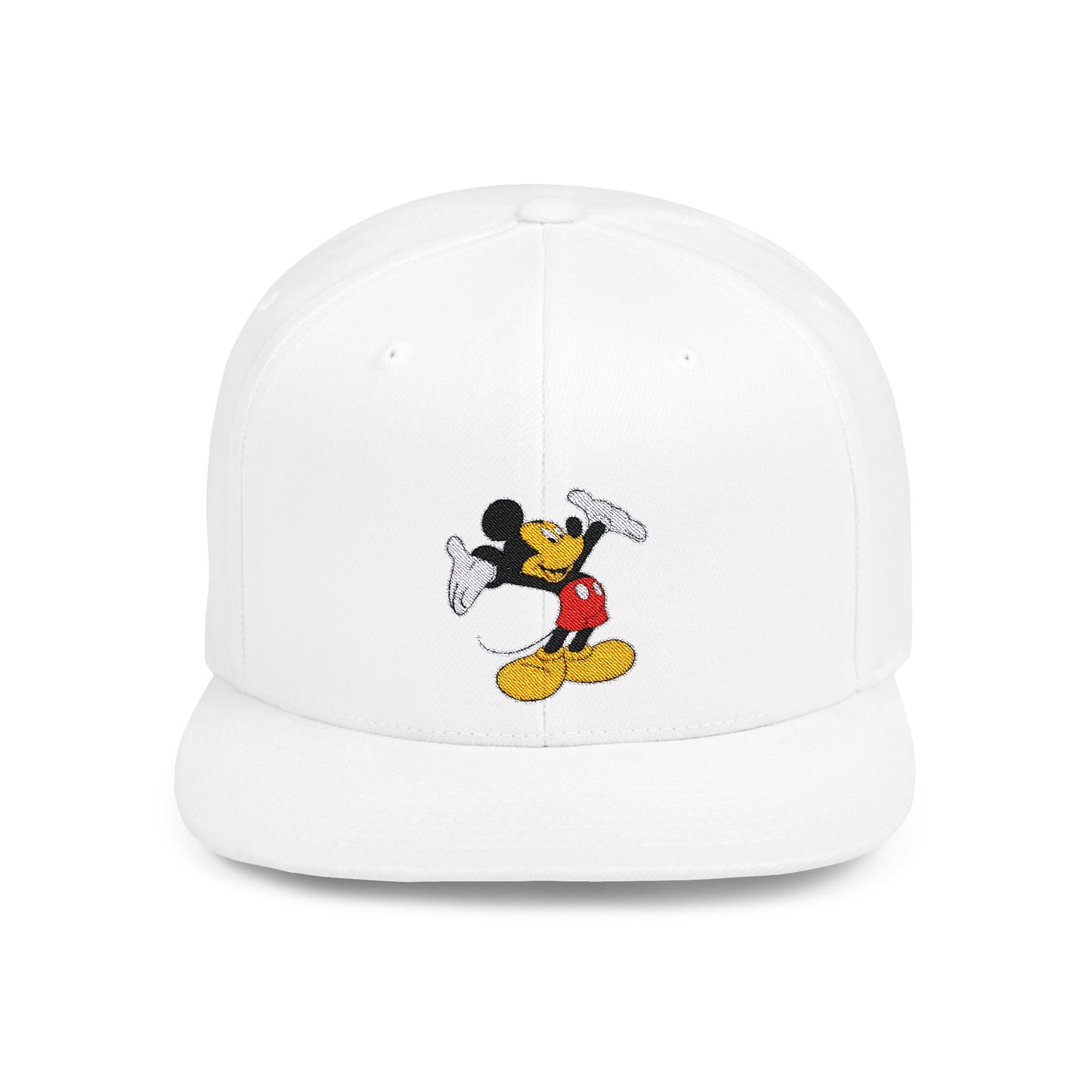 Mickey Mouse Disney Holiday Flat Bill Snapback – Lightweight, Custom Fit, Premium Quality