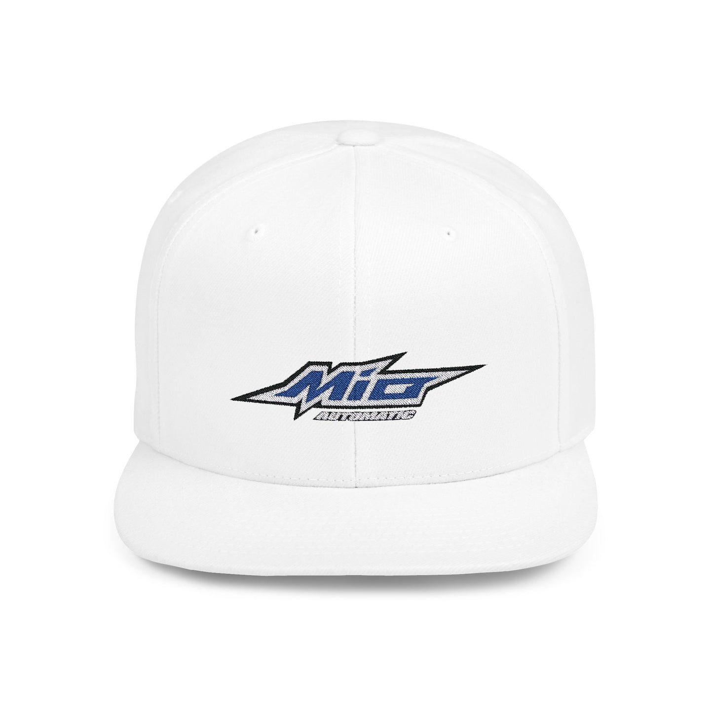 Mio Automatic Flat Bill Snapback – Lightweight, Custom Fit, Premium Quality