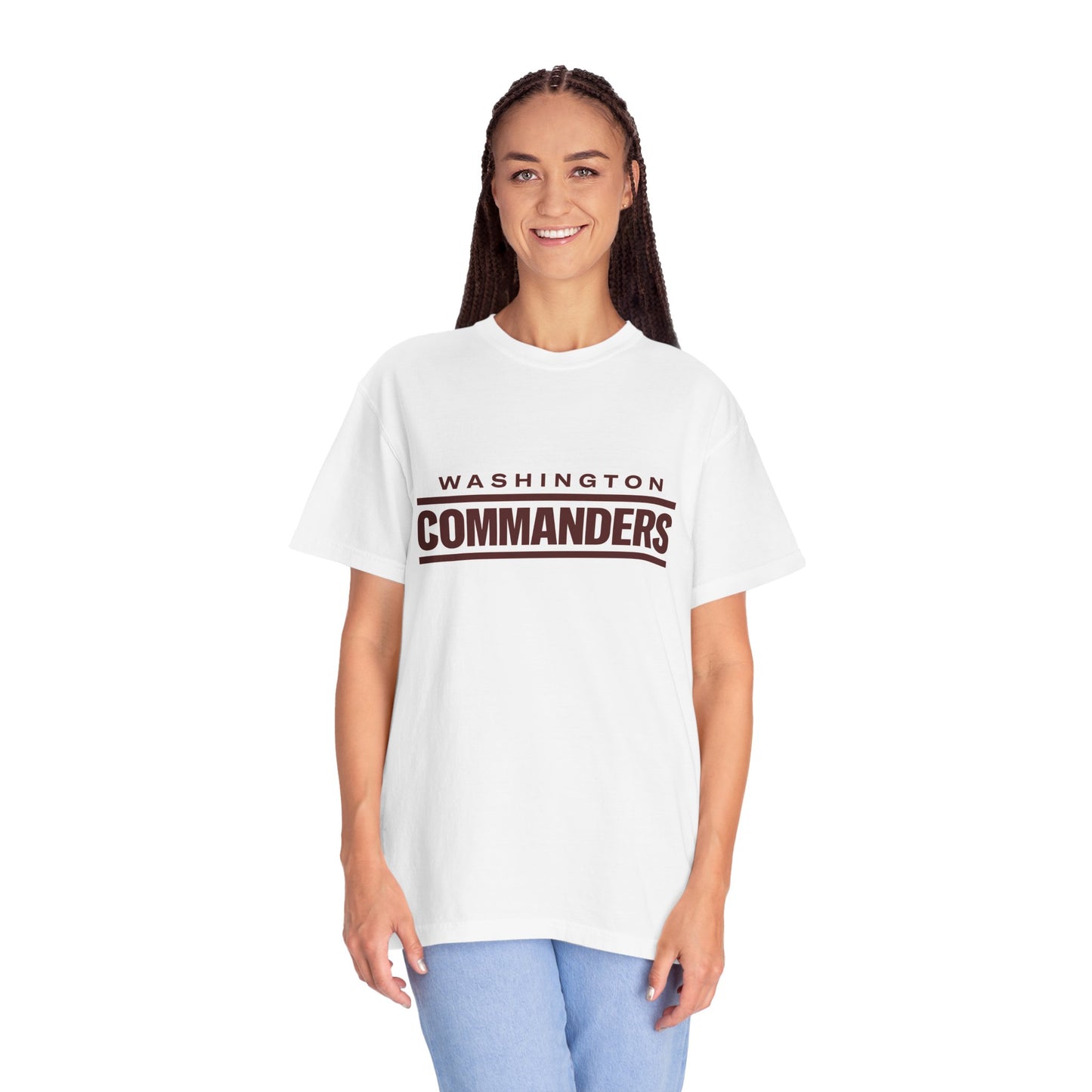 Washington Commanders Gear Garment-Dyed T-Shirt – Premium Cotton Tee for Customization