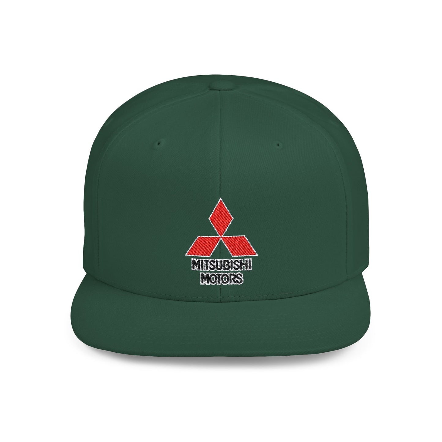 Mitsubishi Motors Flat Bill Snapback – Lightweight, Custom Fit, Premium Quality