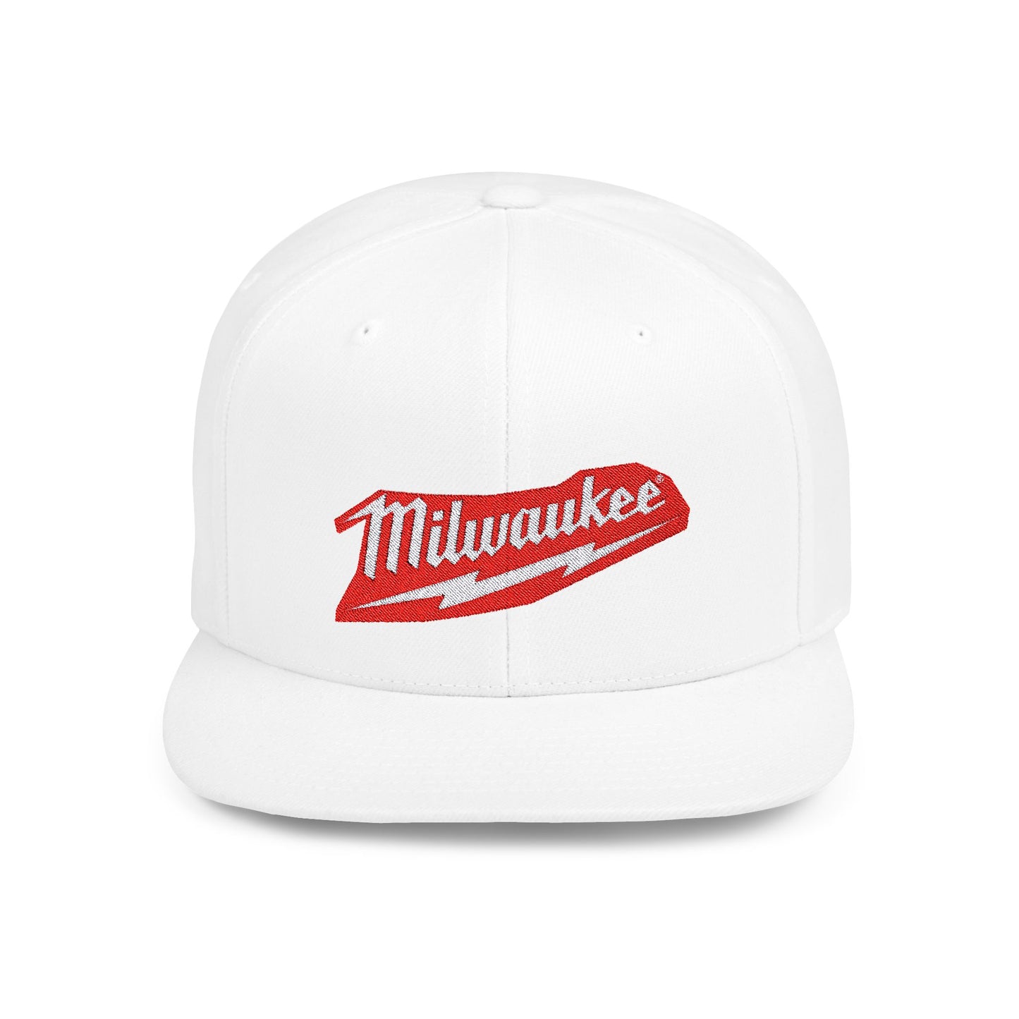 Milwaukee Flat Bill Snapback – Lightweight, Custom Fit, Premium Quality