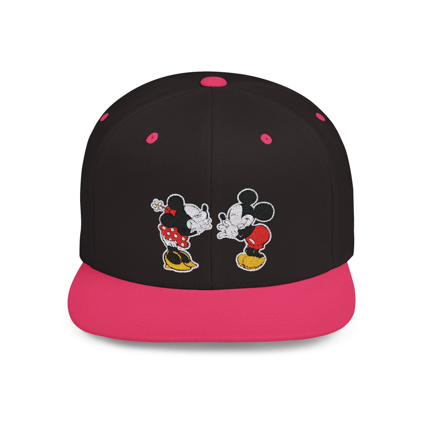 Classic Minnie Mouse Mickey Mouse Flat Bill Snapback – Lightweight, Custom Fit, Premium Quality