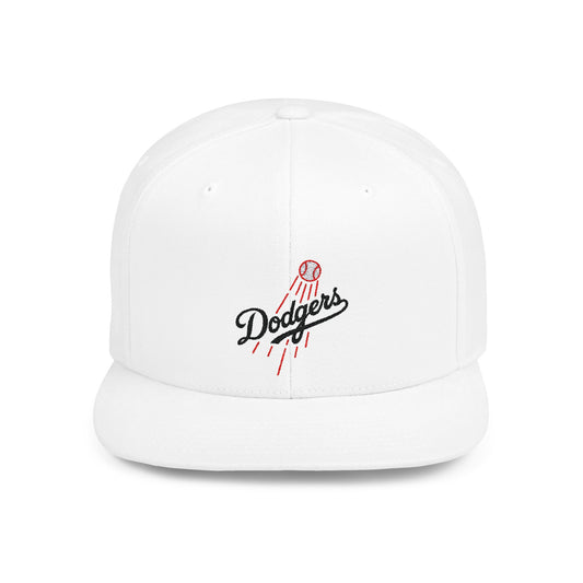 Los Angeles Dodgers Flat Bill Snapback – Lightweight, Custom Fit, Premium Quality