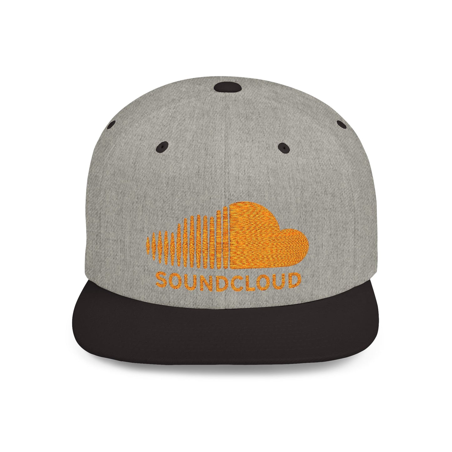 Sound Cloud Flat Bill Snapback – Lightweight, Custom Fit, Premium Quality