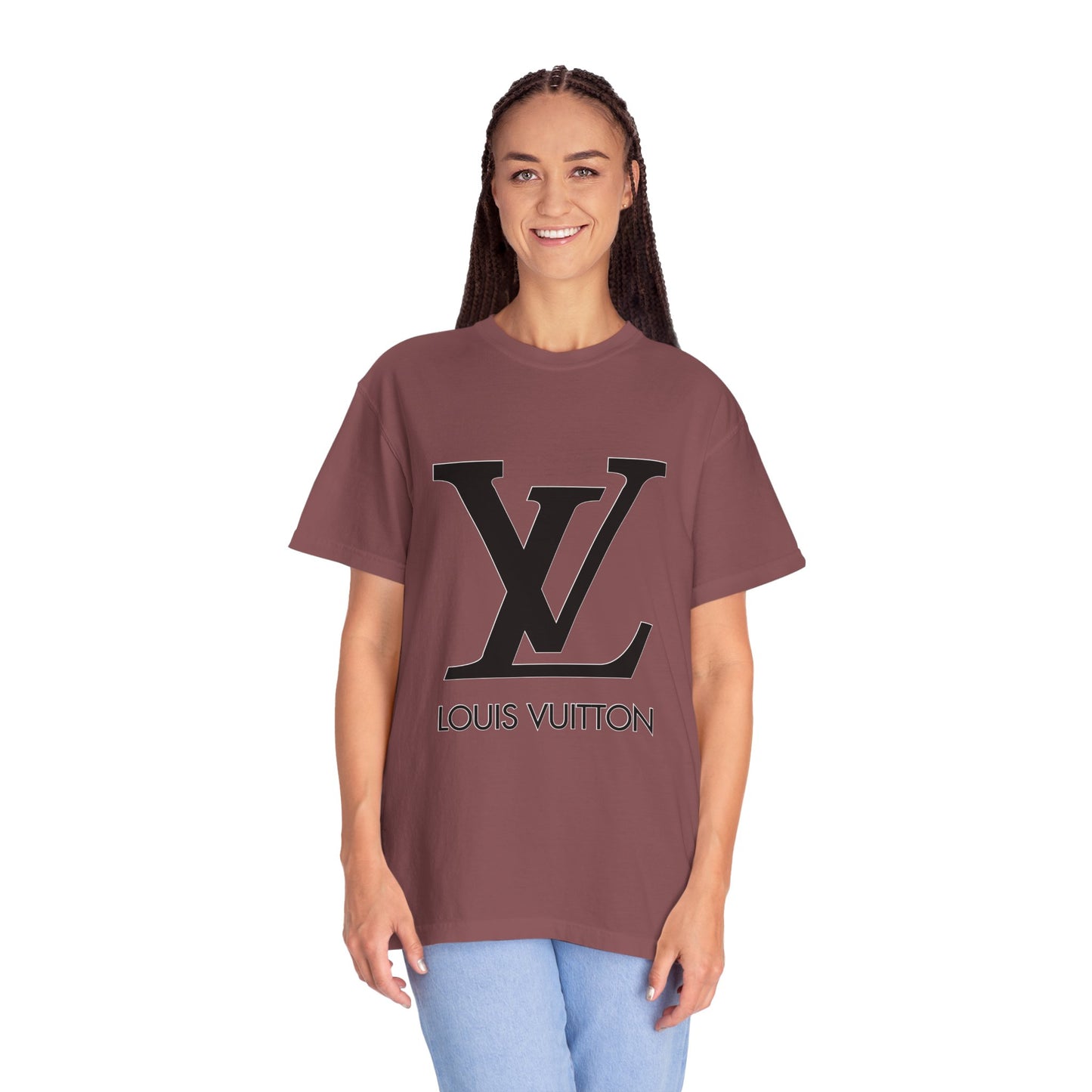 Louis Vuitton Garment-Dyed T-Shirt – Premium Cotton Tee for Customization