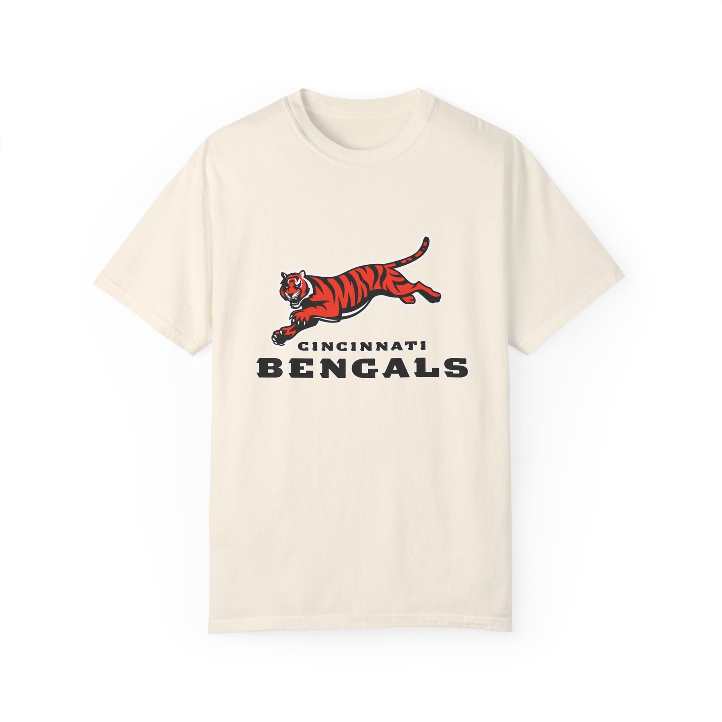 Cincinnati Bengals Clothing Garment-Dyed T-Shirt – Premium Cotton Tee for Customization