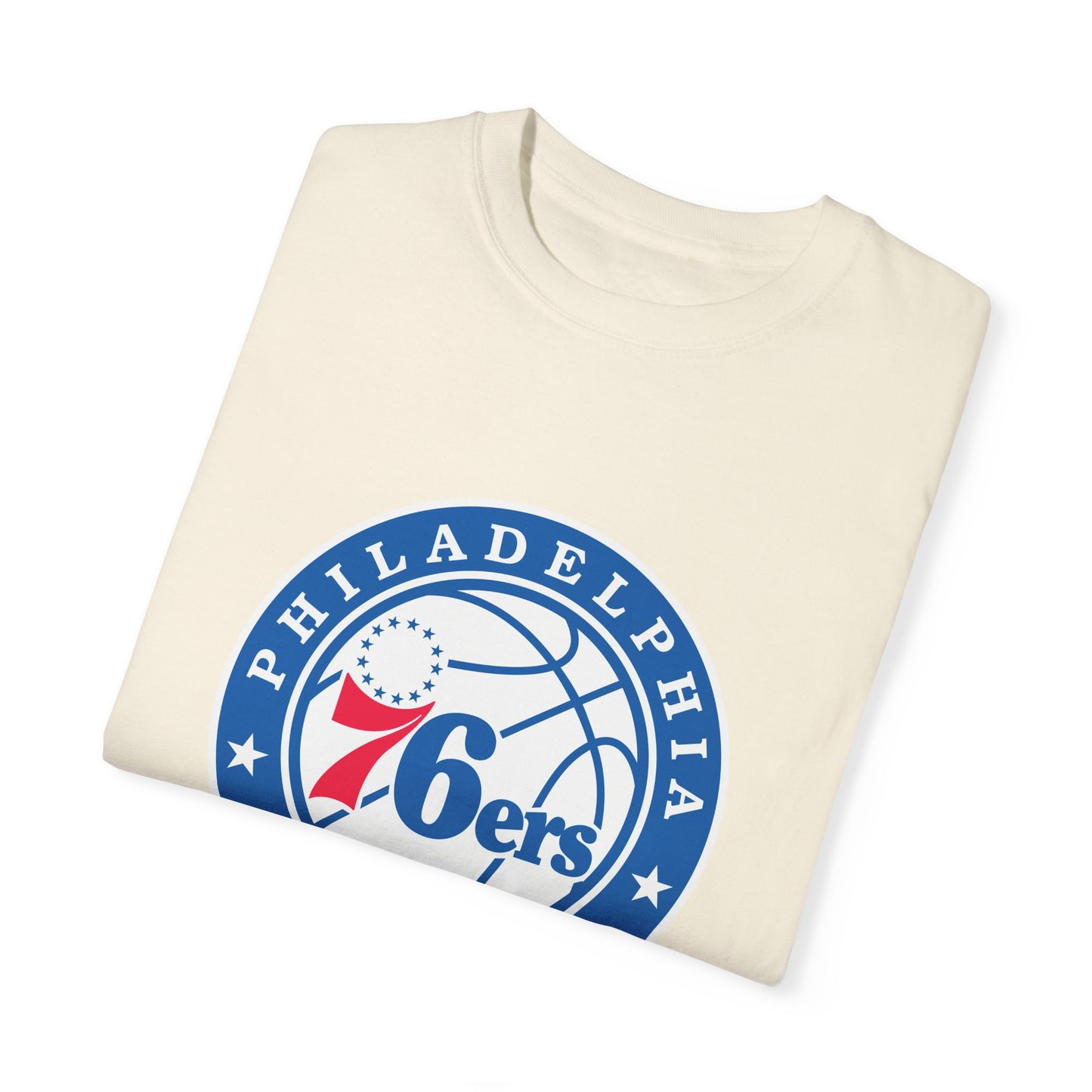 Philadelphia 76ers Basketball Life Garment-Dyed T-Shirt – Premium Cotton Tee for Customization