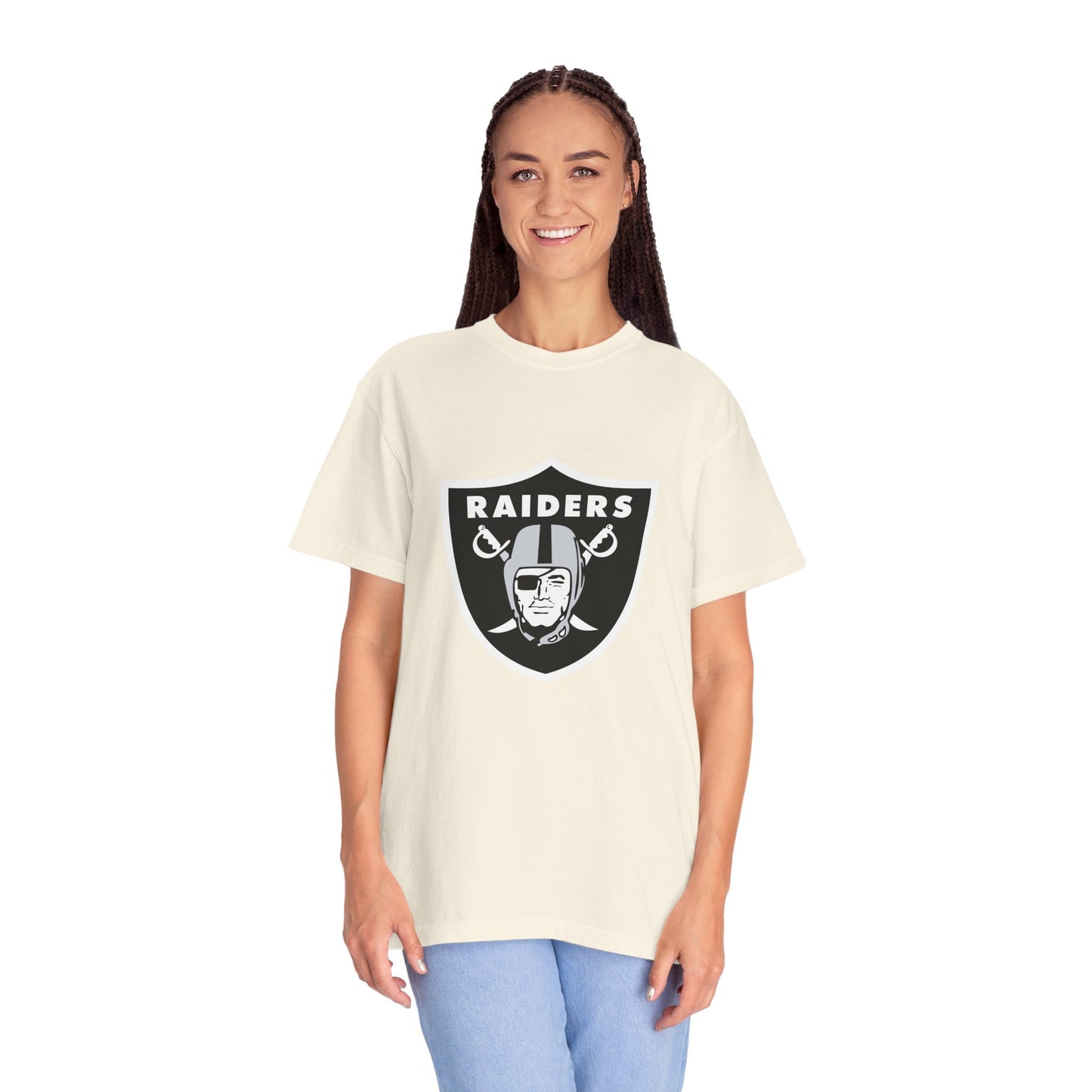 Las Vegas Raiders Gameday Essentials Garment-Dyed T-Shirt – Premium Cotton Tee for Customization