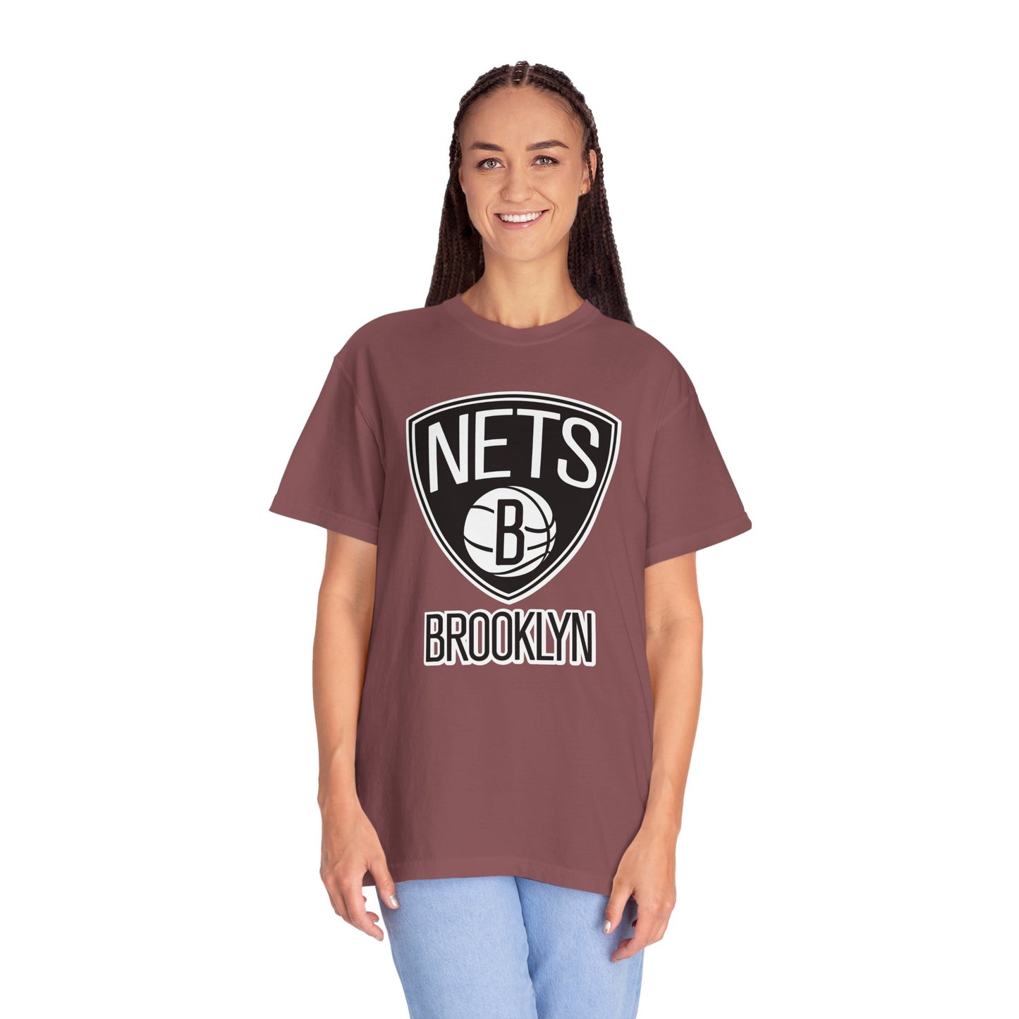 Brooklyn Nets Built Different Garment-Dyed T-Shirt – Premium Cotton Tee for Customization