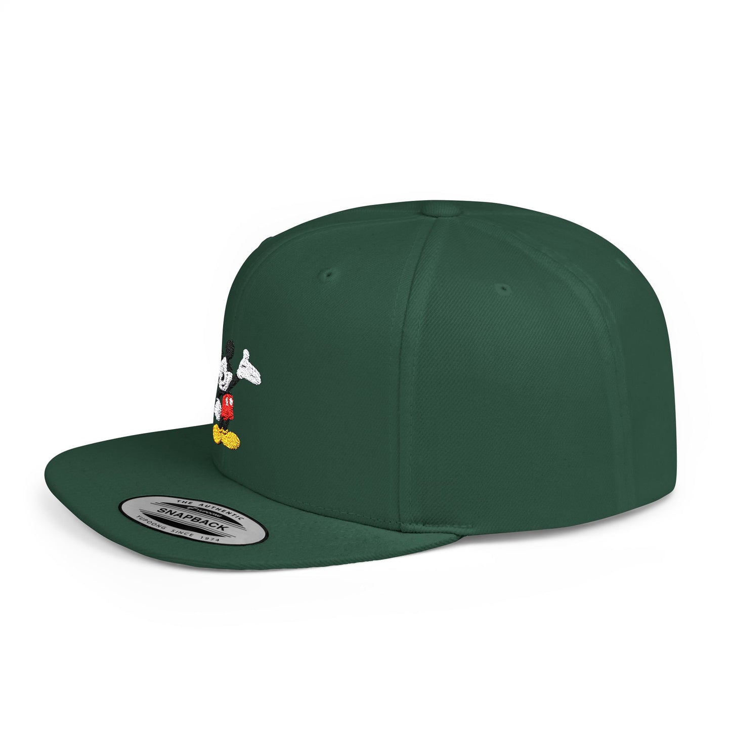 Mickey Mouse Disney Flat Bill Snapback – Lightweight, Custom Fit, Premium Quality