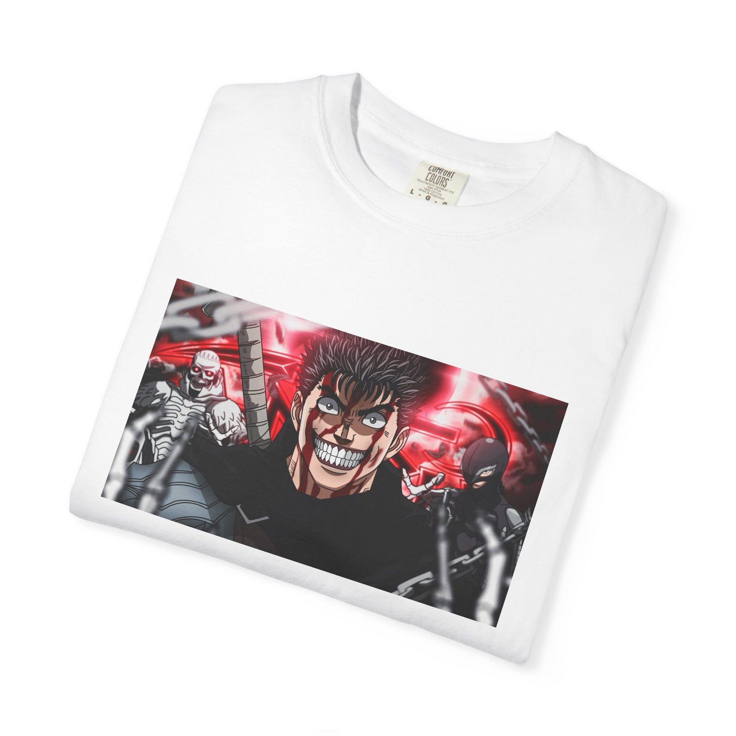 Berserk Fan Art Garment-Dyed T-Shirt – Premium Cotton Tee for Customization