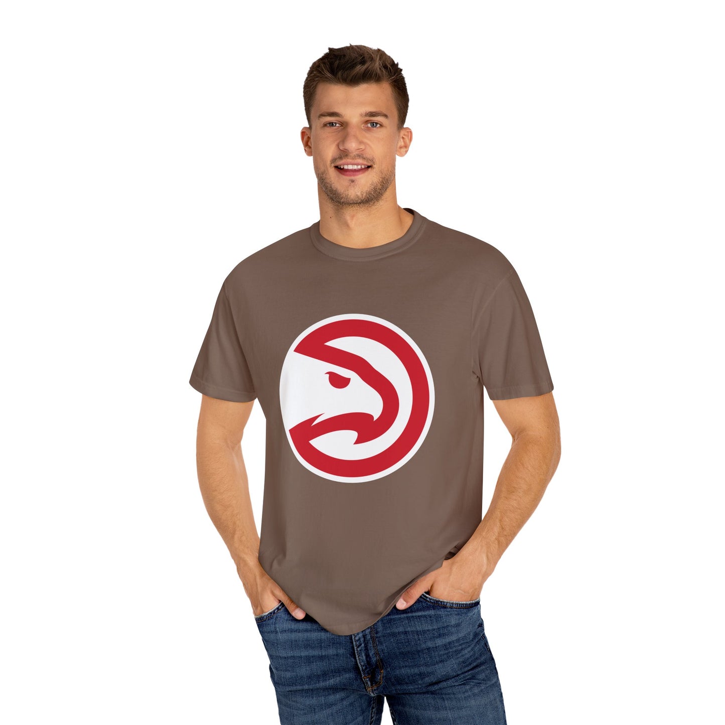 Atlanta Hawks Built Different Garment-Dyed T-Shirt – Premium Cotton Tee for Customization