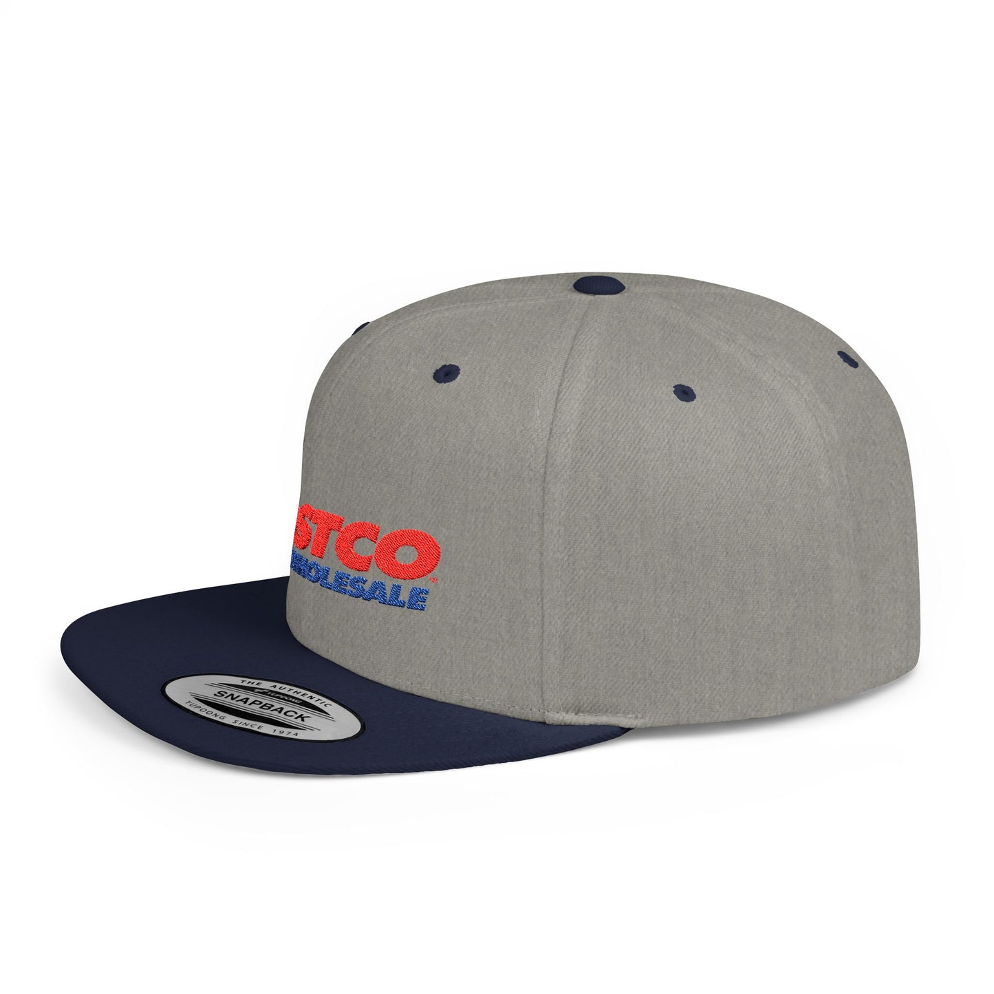 Costco Flat Bill Snapback – Lightweight, Custom Fit, Premium Quality