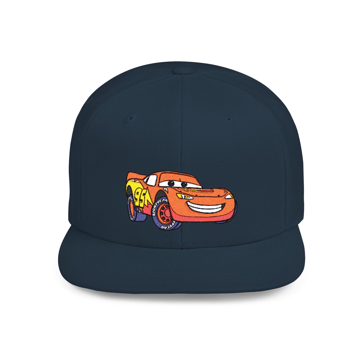Lightning McQueen Cars Disney Flat Bill Snapback – Lightweight, Custom Fit, Premium Quality