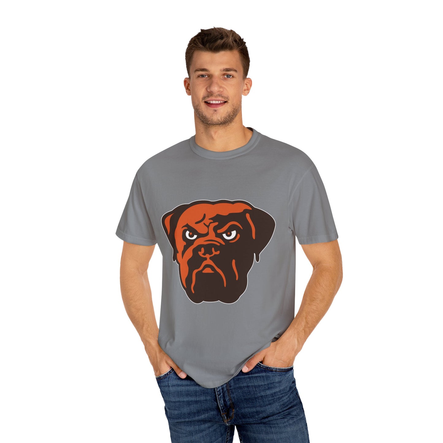 Cleveland Browns Collectibles Garment-Dyed T-Shirt – Premium Cotton Tee for Customization