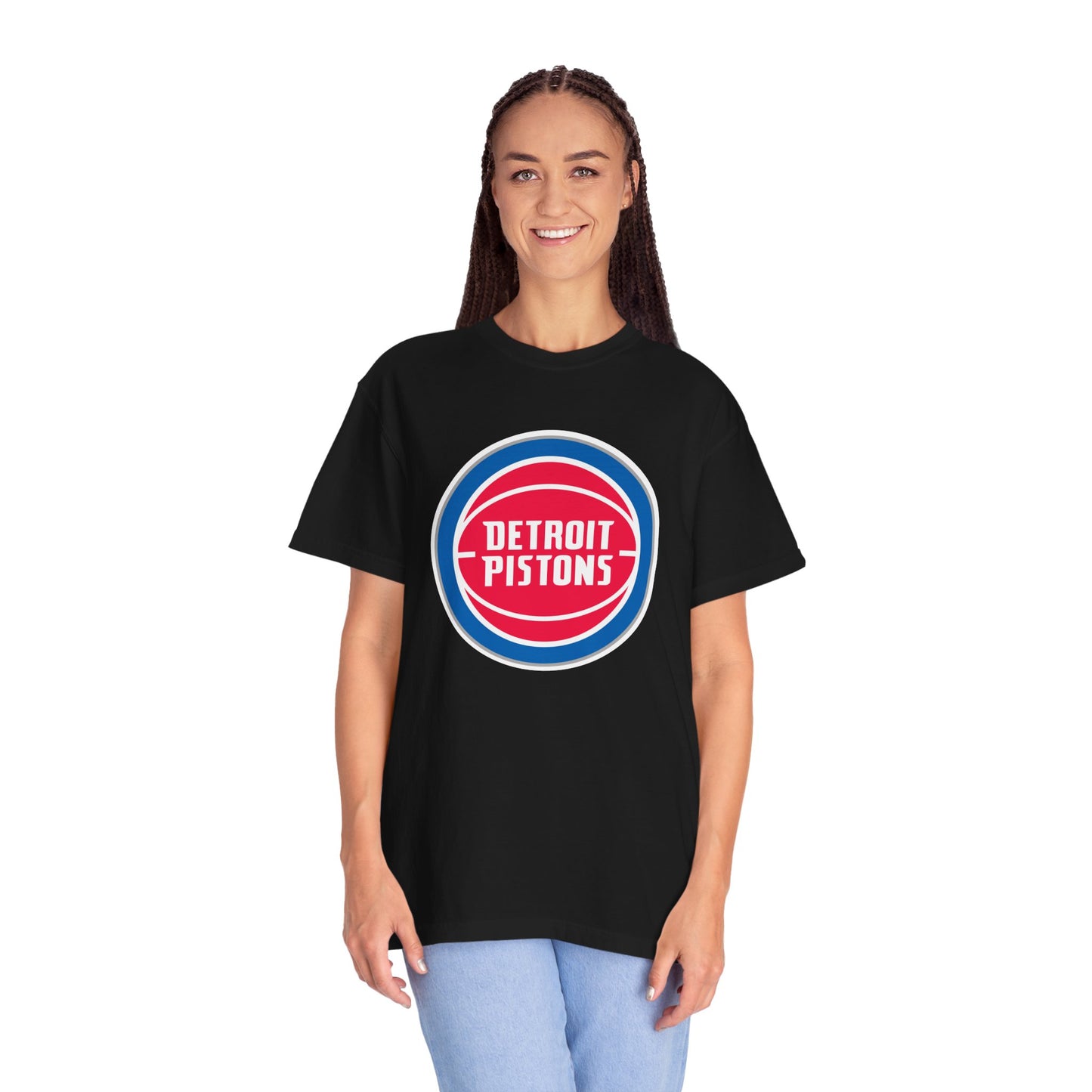 Detroit Pistons Built Different Garment-Dyed T-Shirt – Premium Cotton Tee for Customization