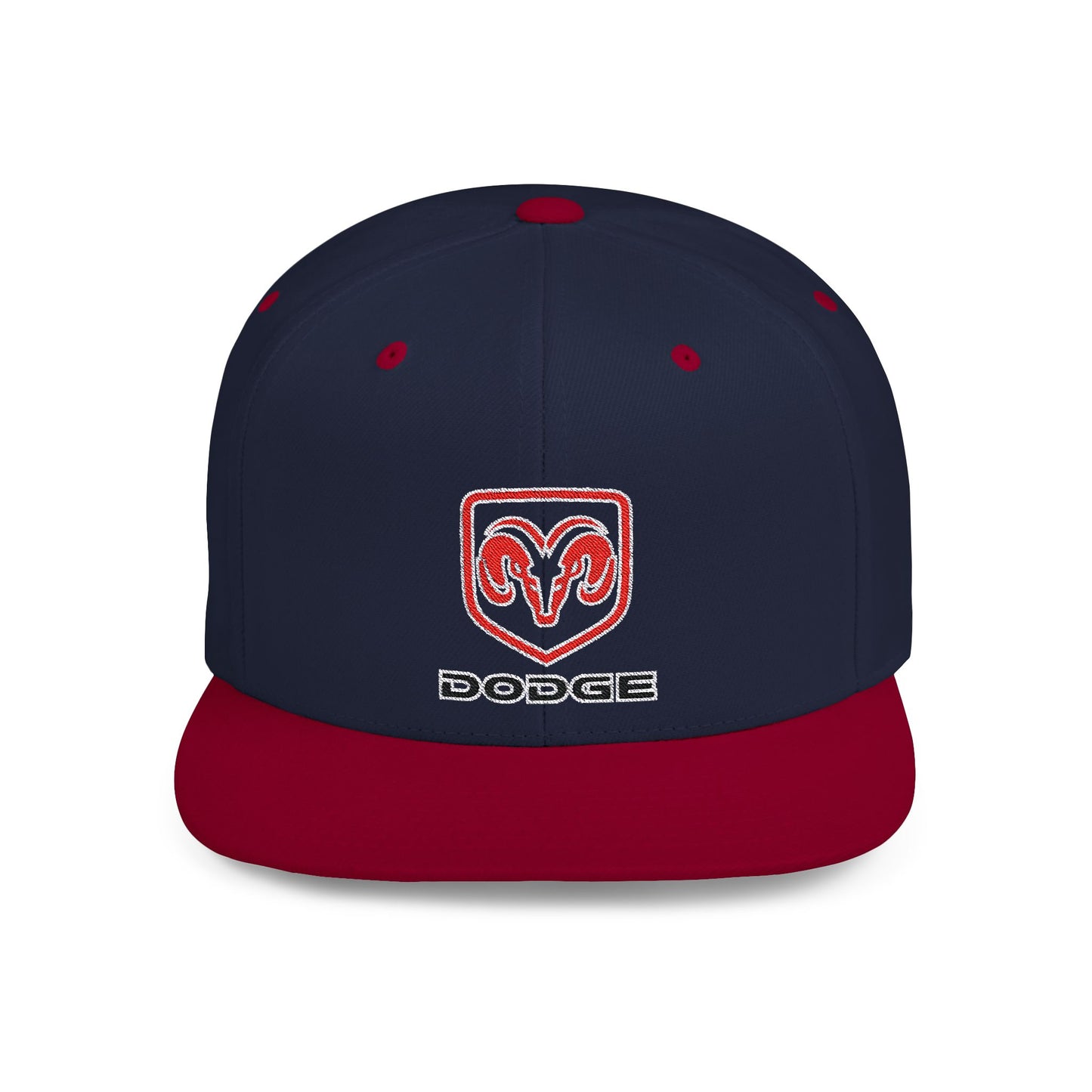 Dodge Flat Bill Snapback – Lightweight, Custom Fit, Premium Quality