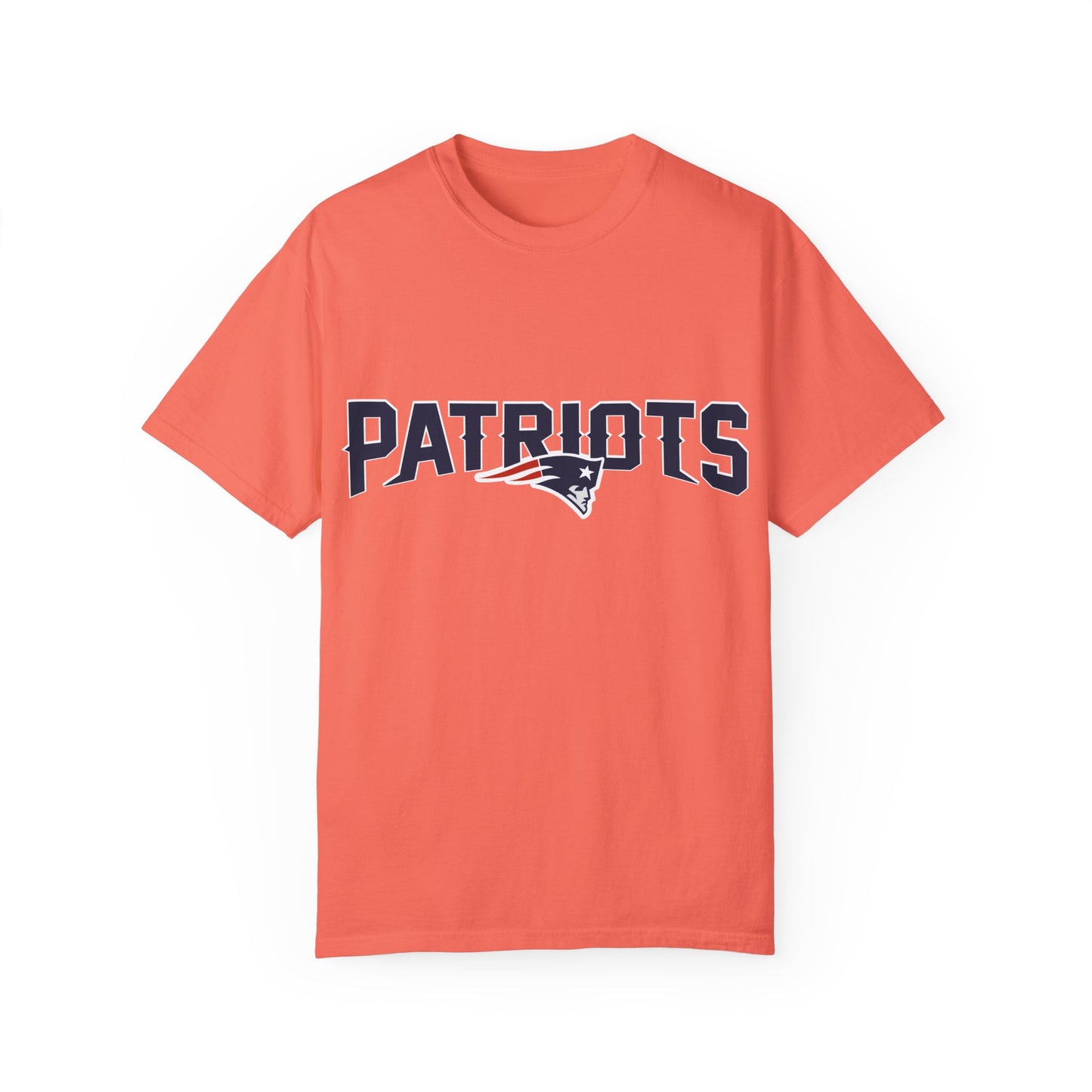 New England Patriots Football Merchandise Garment-Dyed T-Shirt – Premium Cotton Tee for Customization