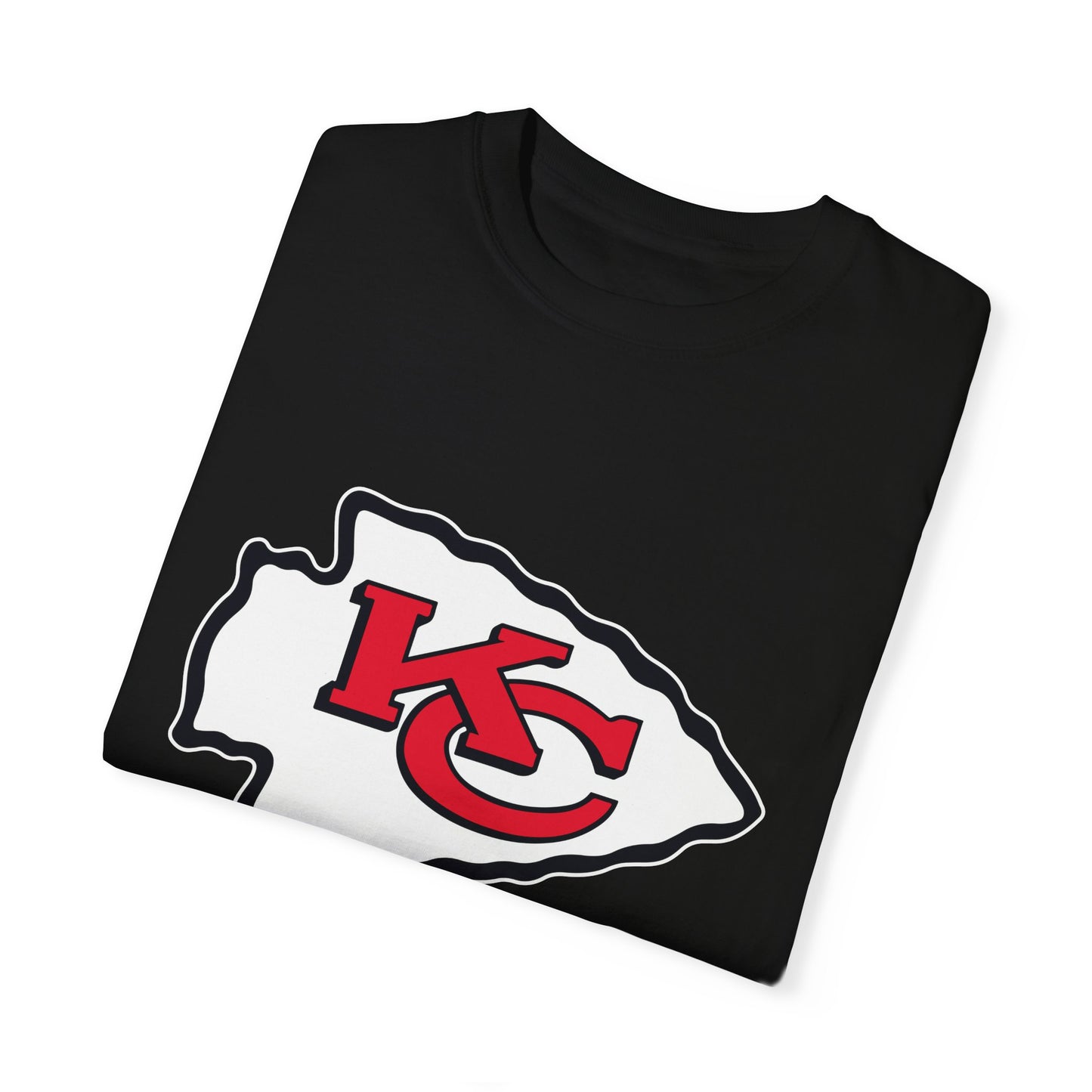 Kansas City Chiefs Collectibles Garment-Dyed T-Shirt – Premium Cotton Tee for Customization