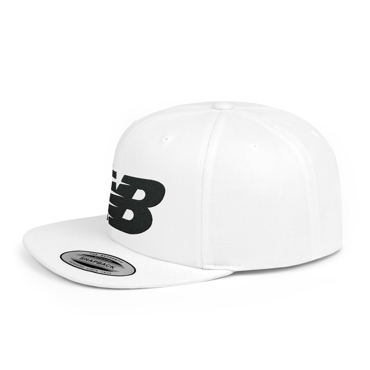 New Balance Style Flat Bill Snapback – Lightweight, Custom Fit, Premium Quality