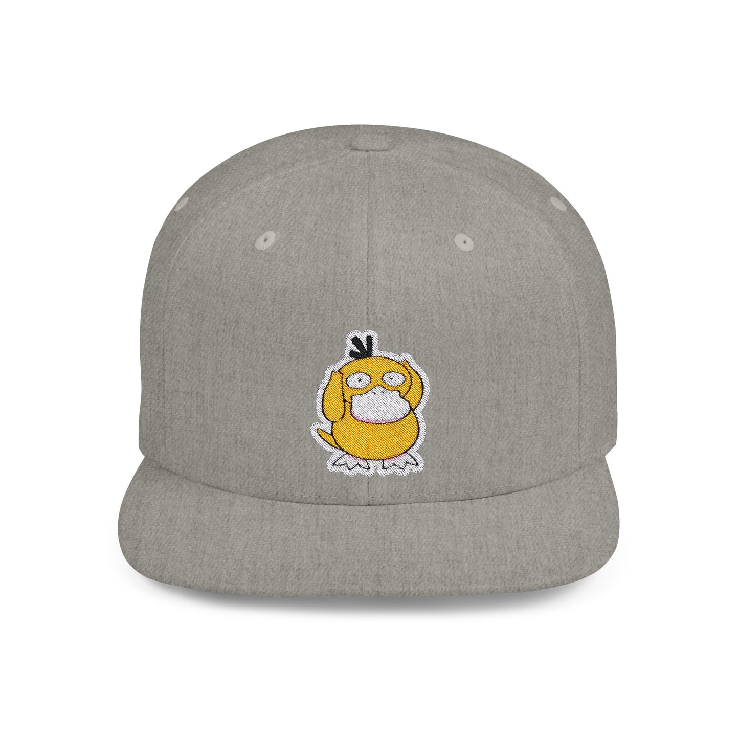 Psyduck Pokemon Flat Bill Snapback – Lightweight, Custom Fit, Premium Quality