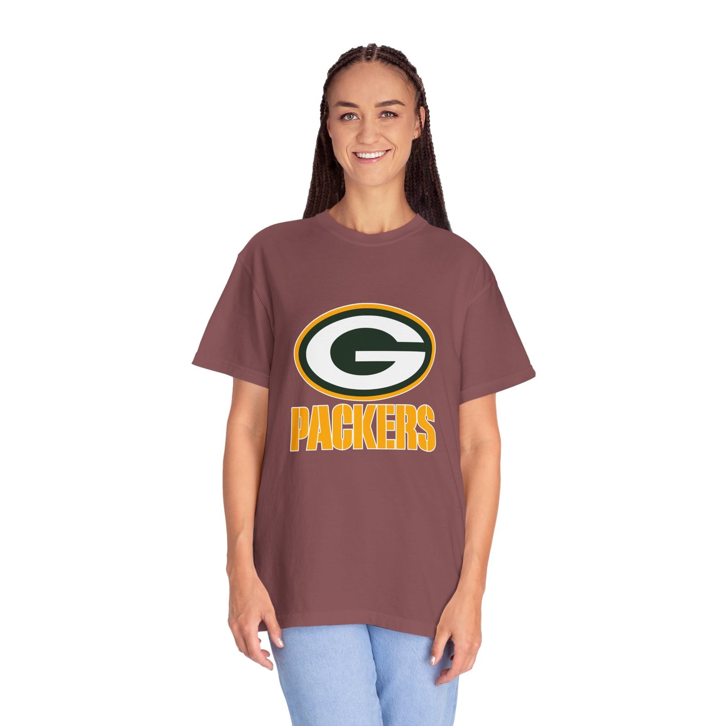 Green Bay Packers Merchandise Garment-Dyed T-Shirt – Premium Cotton Tee for Customization