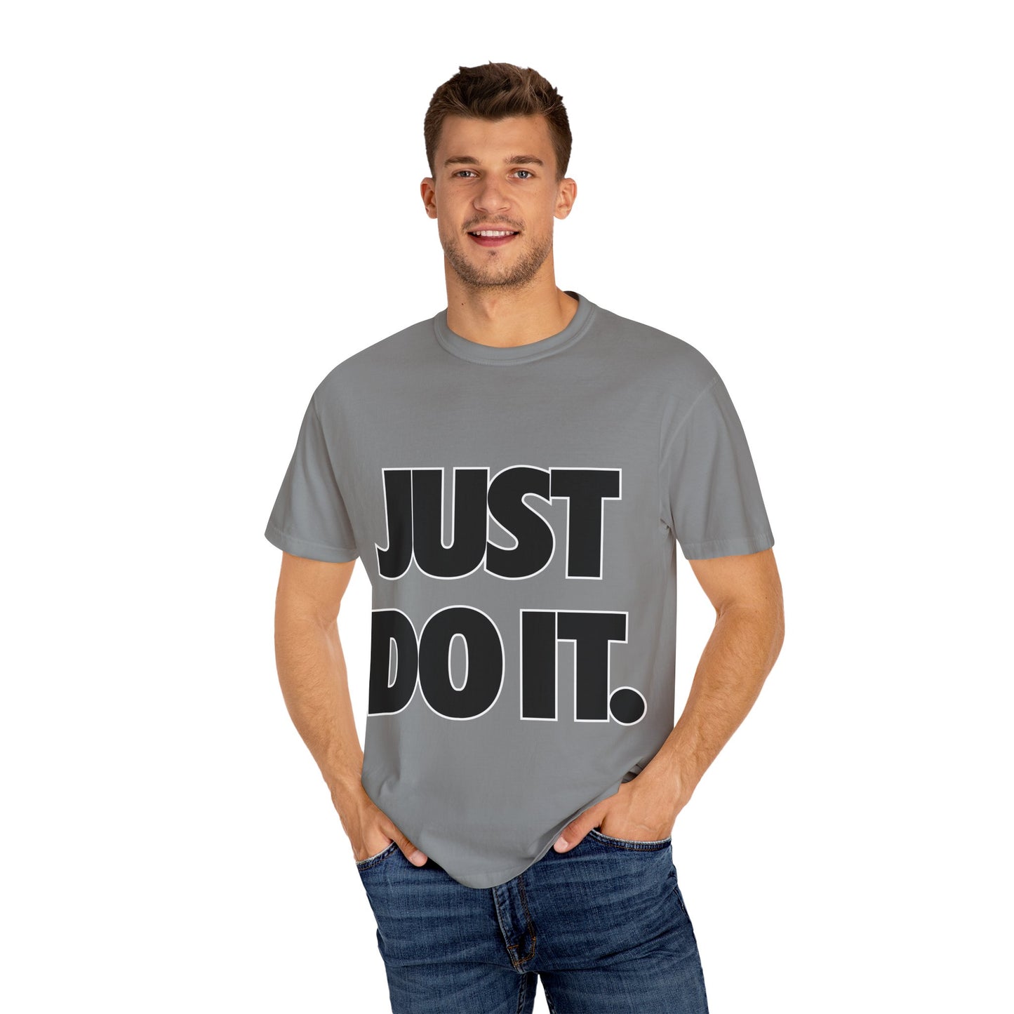 Nike Just Do It Garment-Dyed T-Shirt – Premium Cotton Tee for Customization