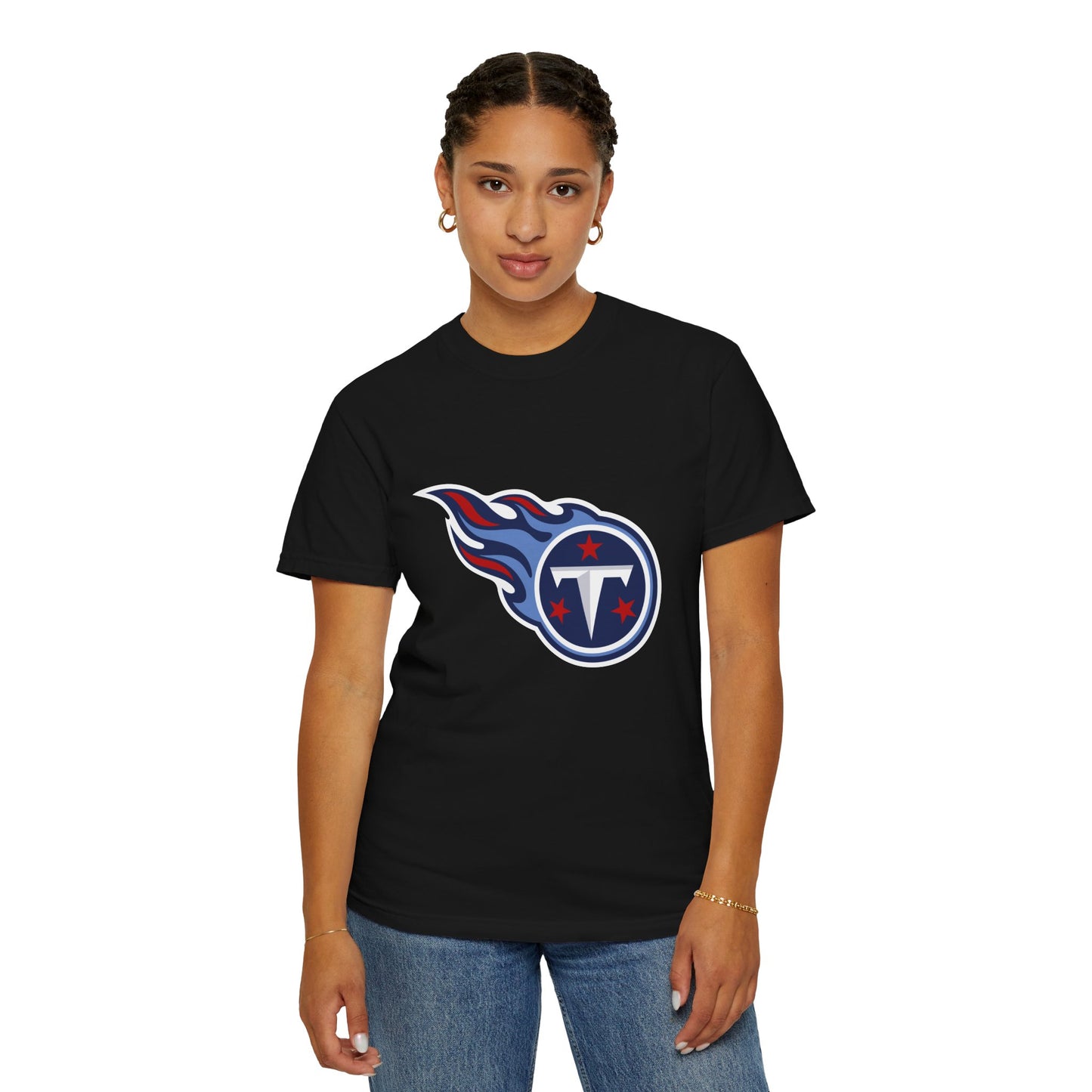 Tennessee Titans Merchandise Garment-Dyed T-Shirt – Premium Cotton Tee for Customization