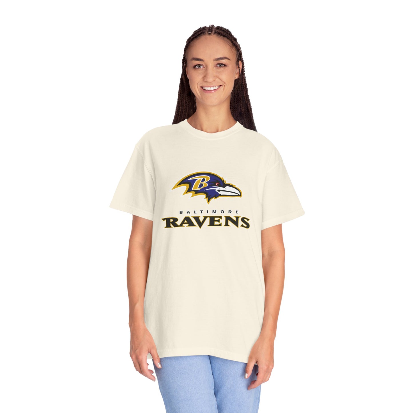 Baltimore Ravens Fan Gifts Garment-Dyed T-Shirt – Premium Cotton Tee for Customization