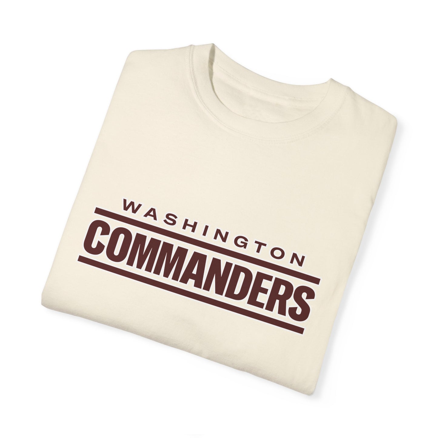 Washington Commanders Gear Garment-Dyed T-Shirt – Premium Cotton Tee for Customization