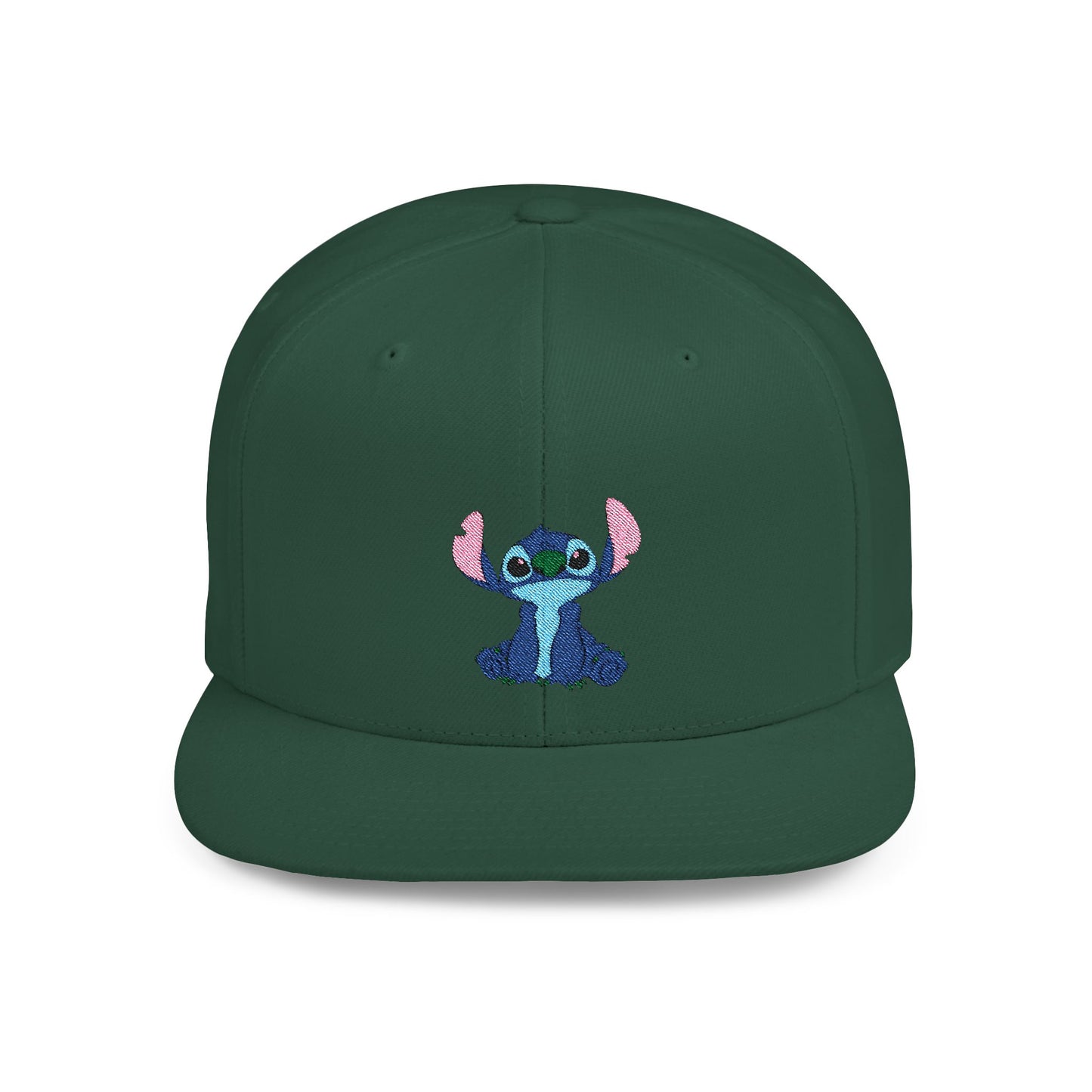 Disney Stitch Flat Bill Snapback – Lightweight, Custom Fit, Premium Quality