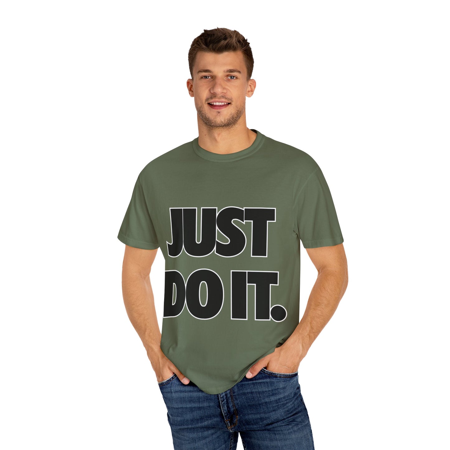 Nike Just Do It Garment-Dyed T-Shirt – Premium Cotton Tee for Customization