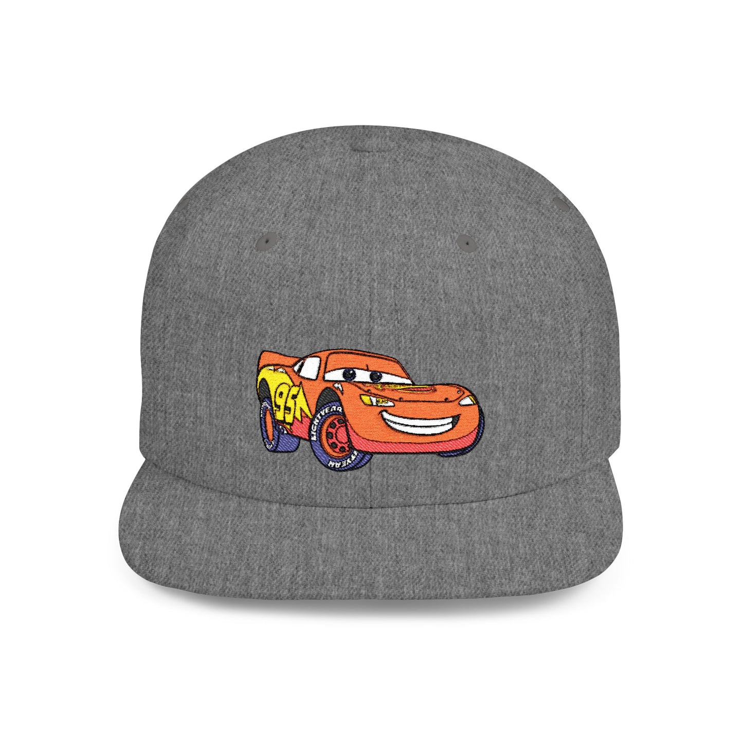 Lightning McQueen Cars Disney Flat Bill Snapback – Lightweight, Custom Fit, Premium Quality