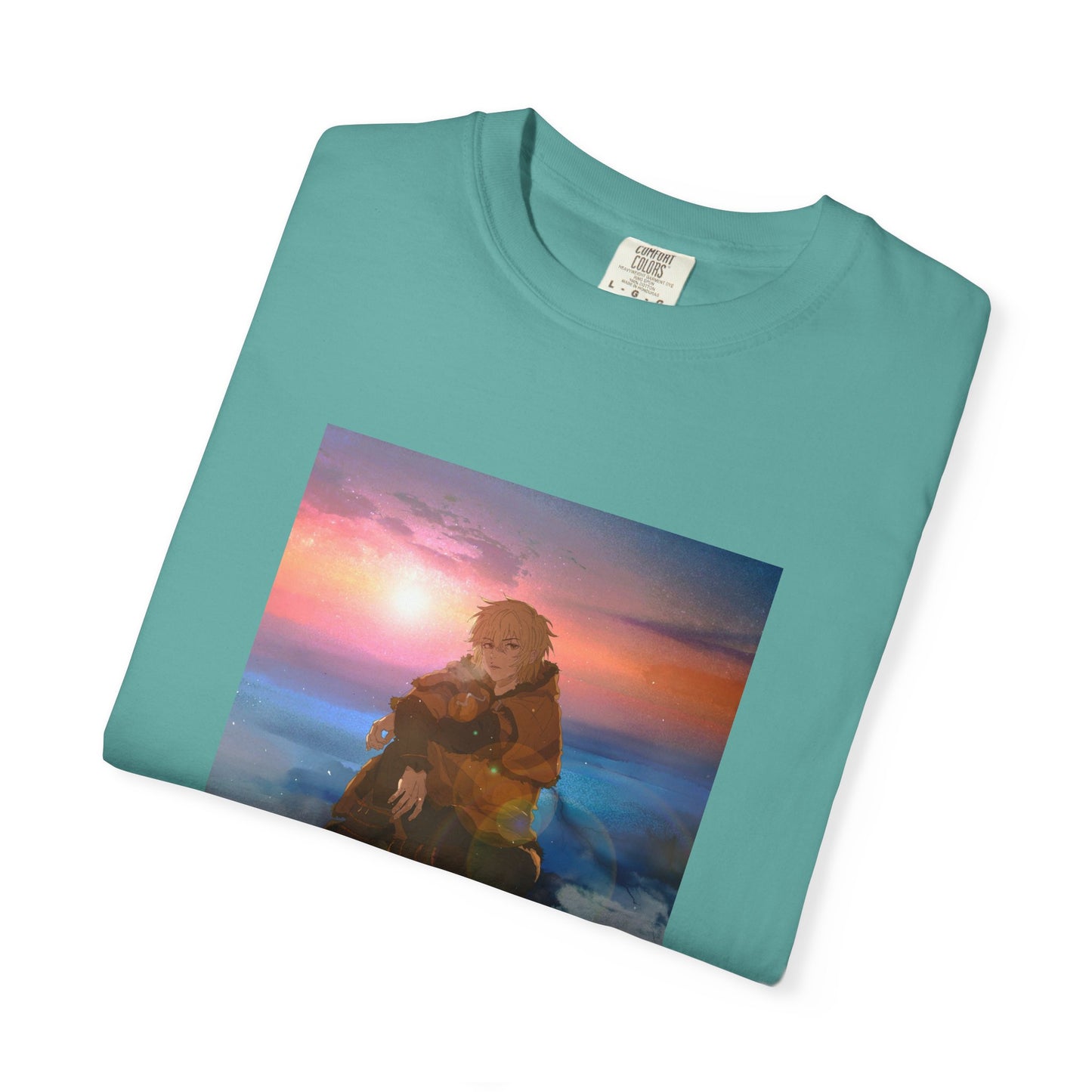 Vinland Saga Thorfinn Garment-Dyed T-Shirt – Premium Cotton Tee for Customization