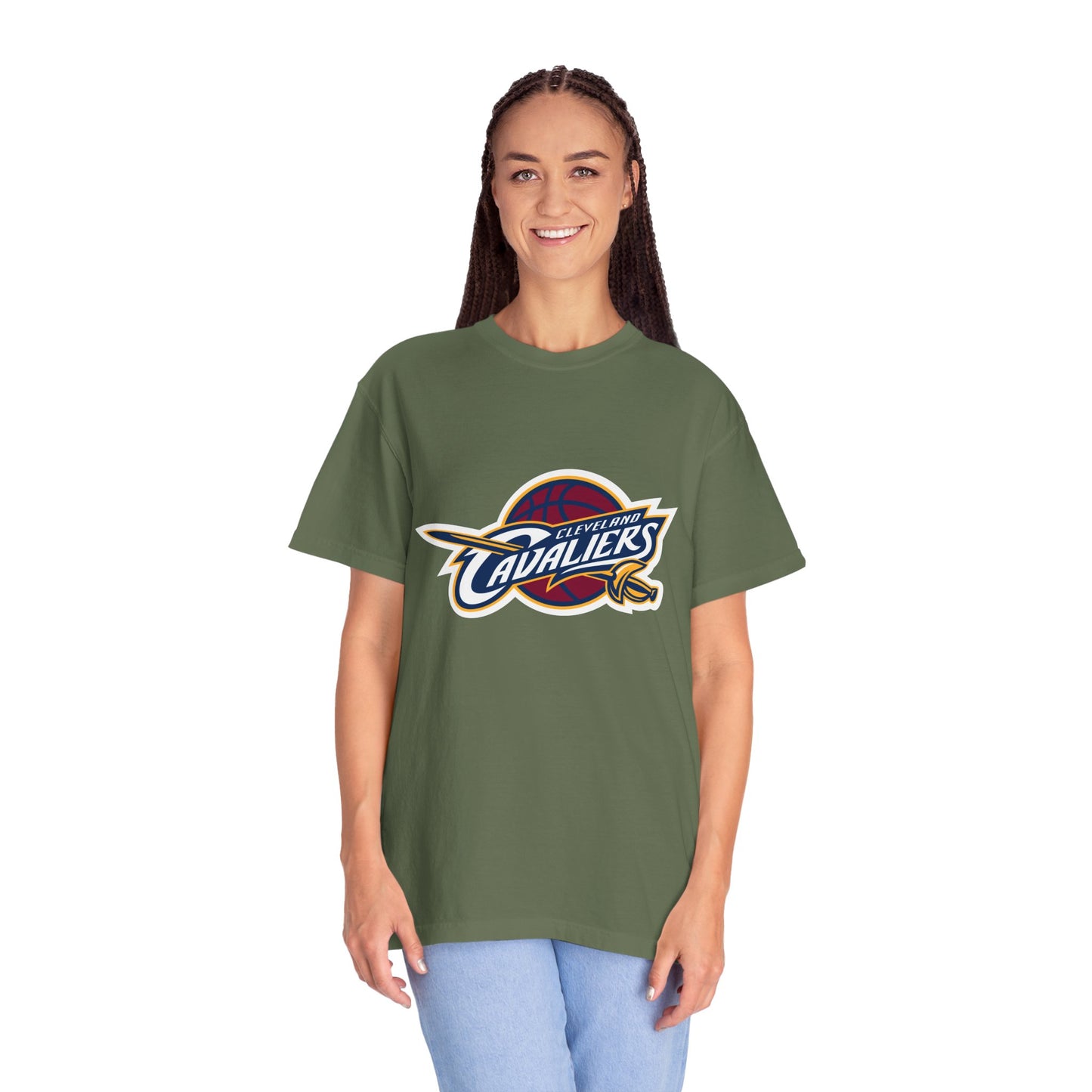 Cleveland Cavaliers Hoop Lifestyle Garment-Dyed T-Shirt – Premium Cotton Tee for Customization